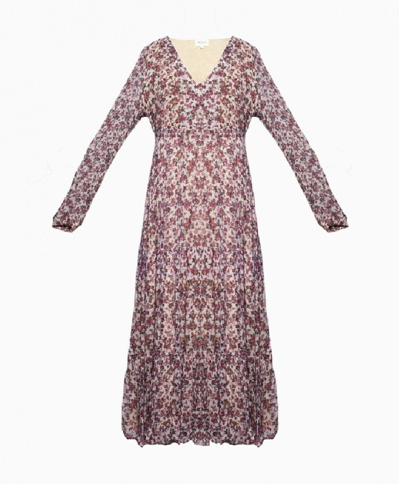 Robe Sezane Alana Beige-Exclusivité web