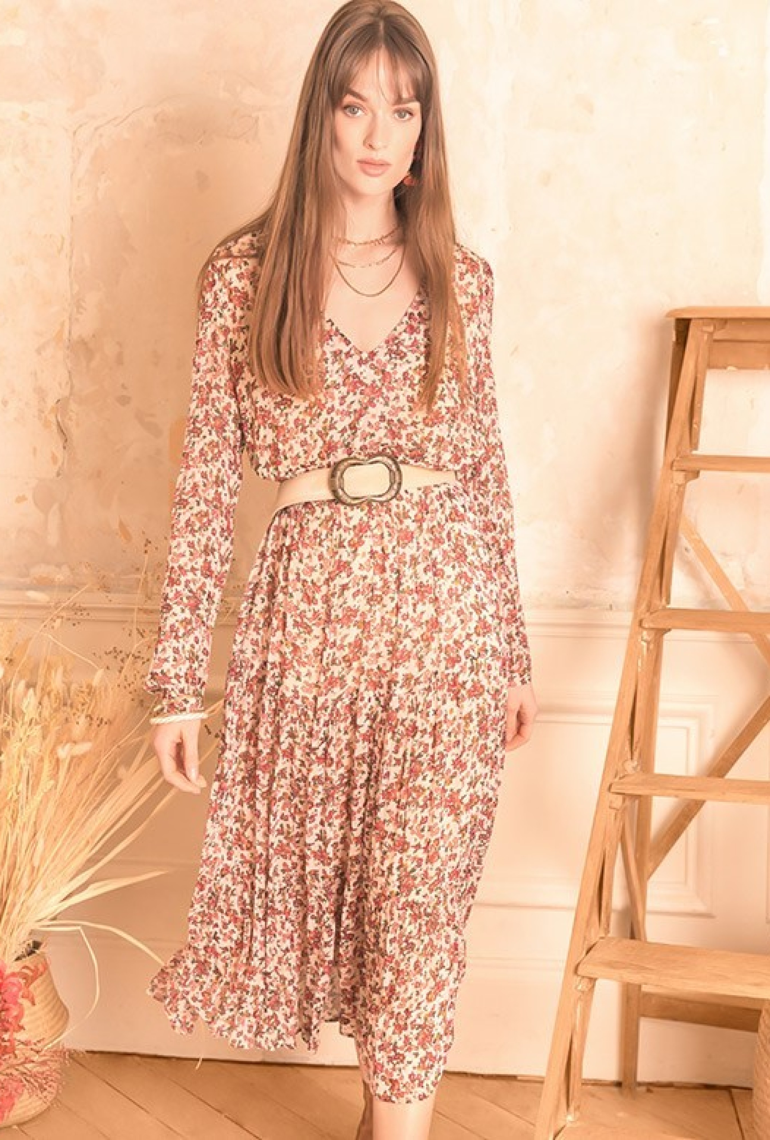 Robe Alana Beige-Exclusivité web