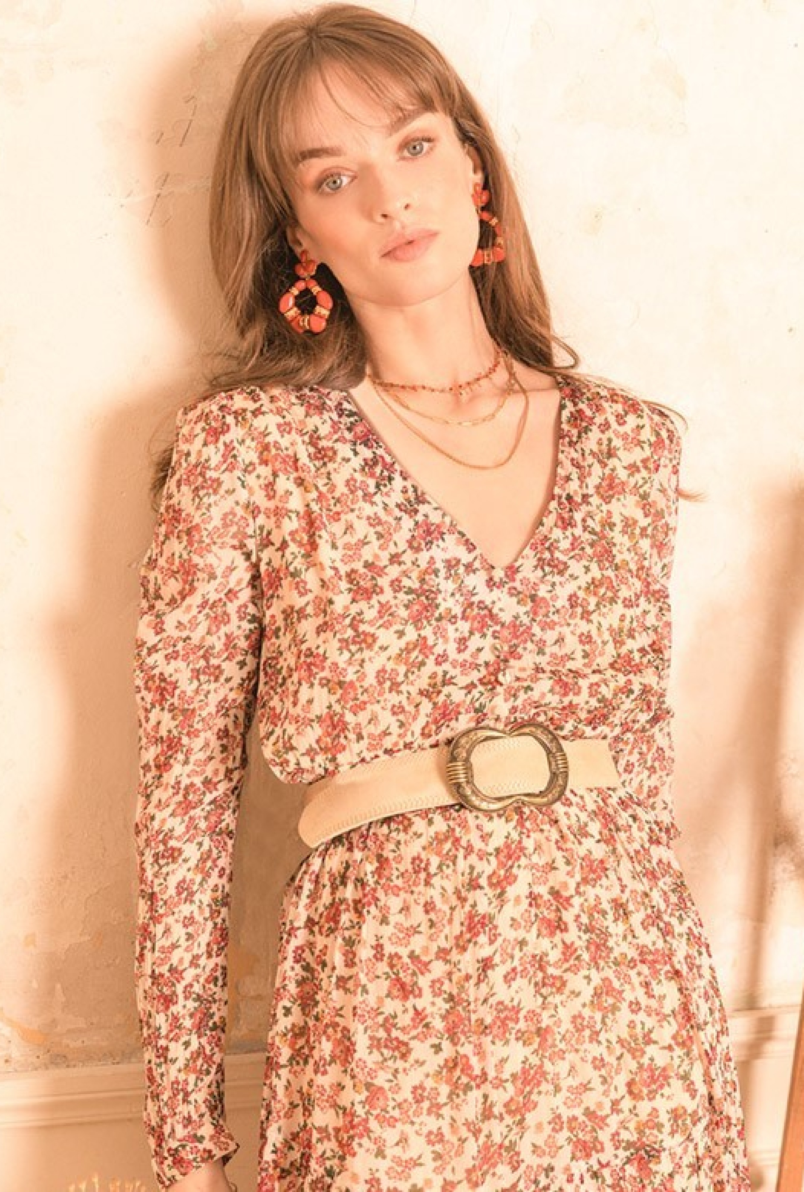 Robe Alana Beige-Exclusivité web