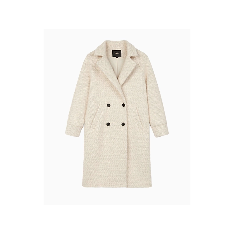 Manteau Maje Gaby Ecrue