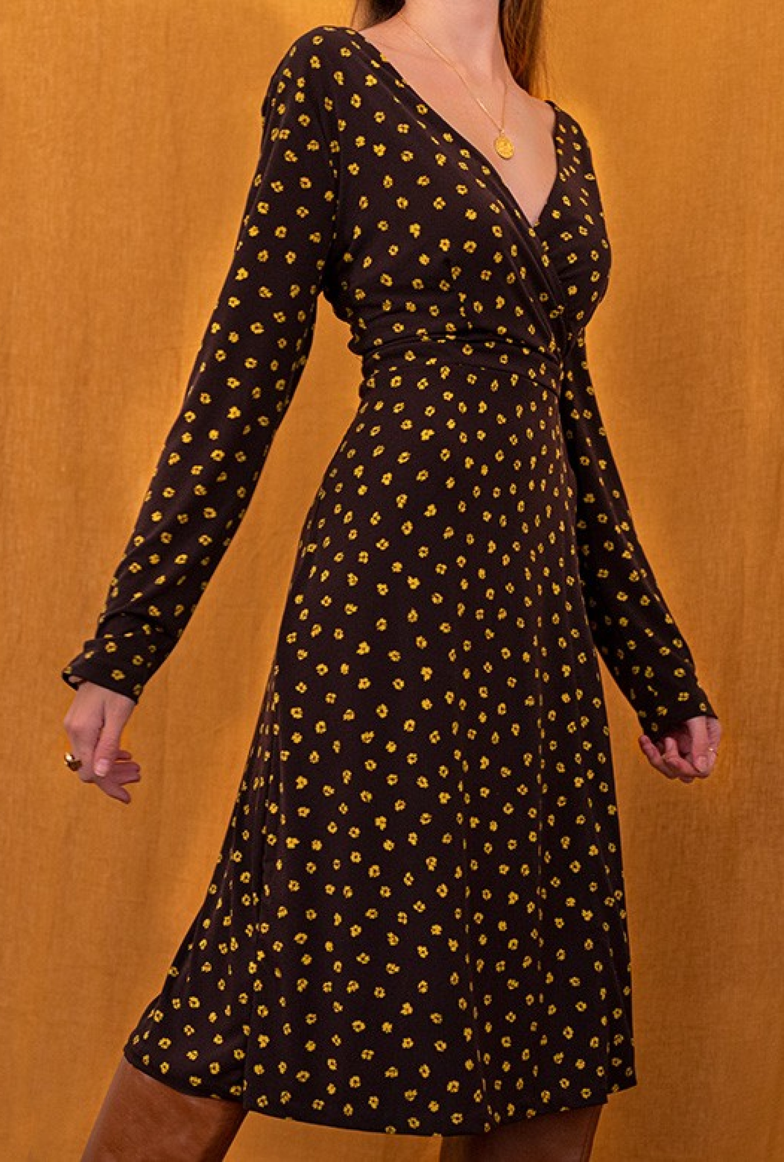 Robe Brown Flower-Exclusivité web