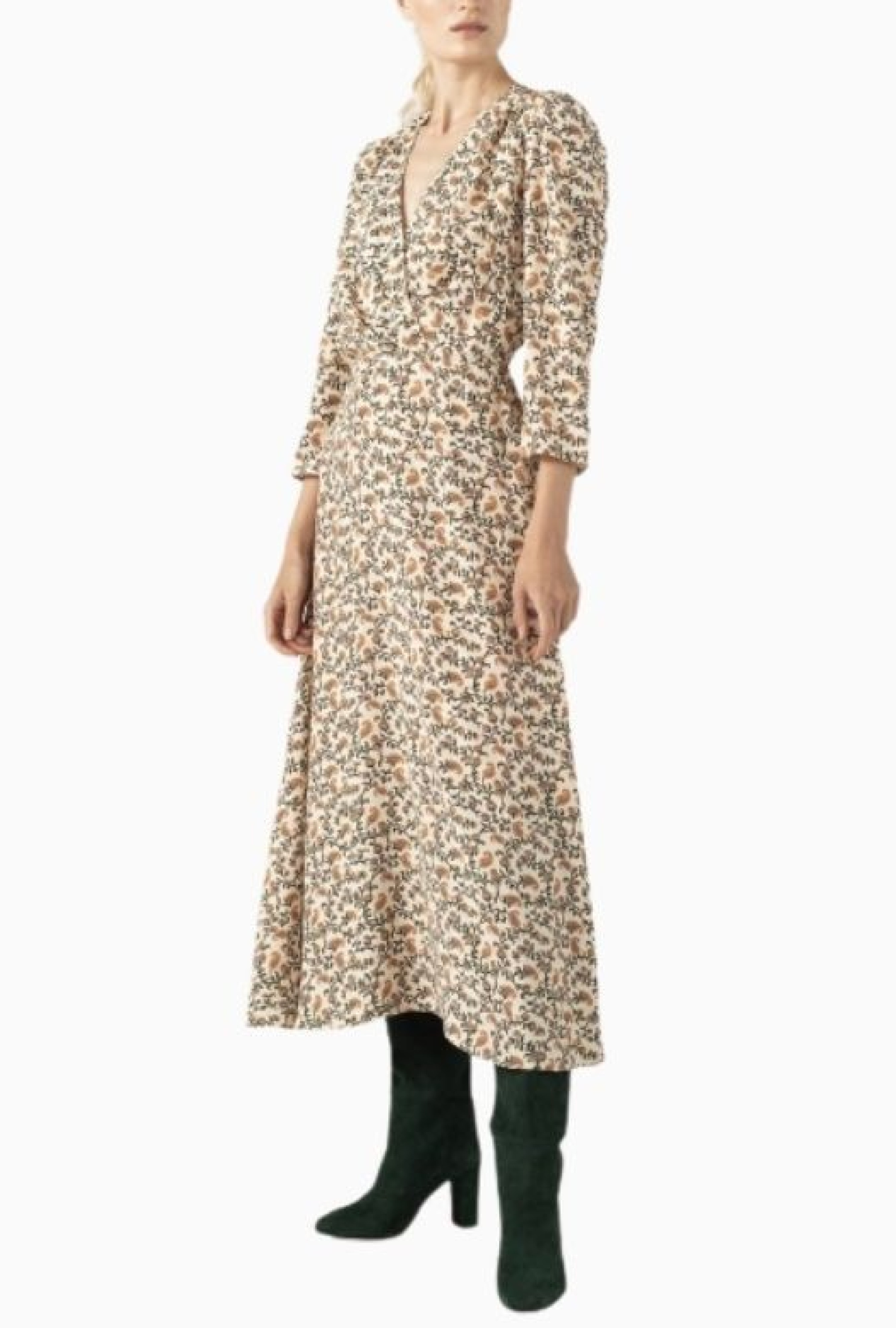 Robe Rubis Ecru-Exclusivité web