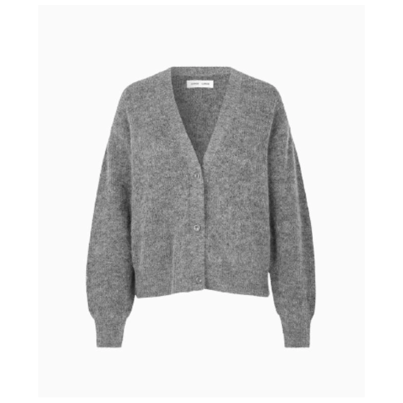 Cardigan Samsoe Samsoe Etaya Grey Mel