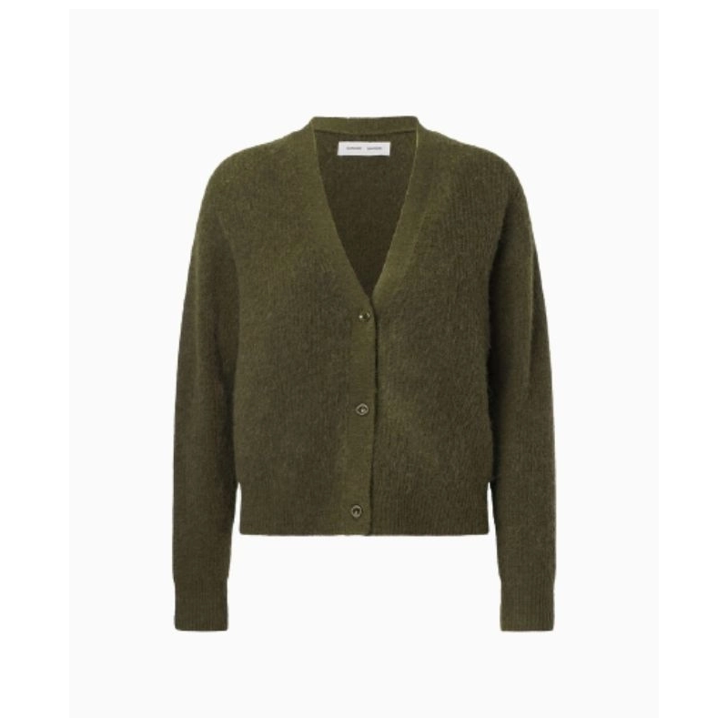 Cardigan Samsoe Samsoe Etaya Olive