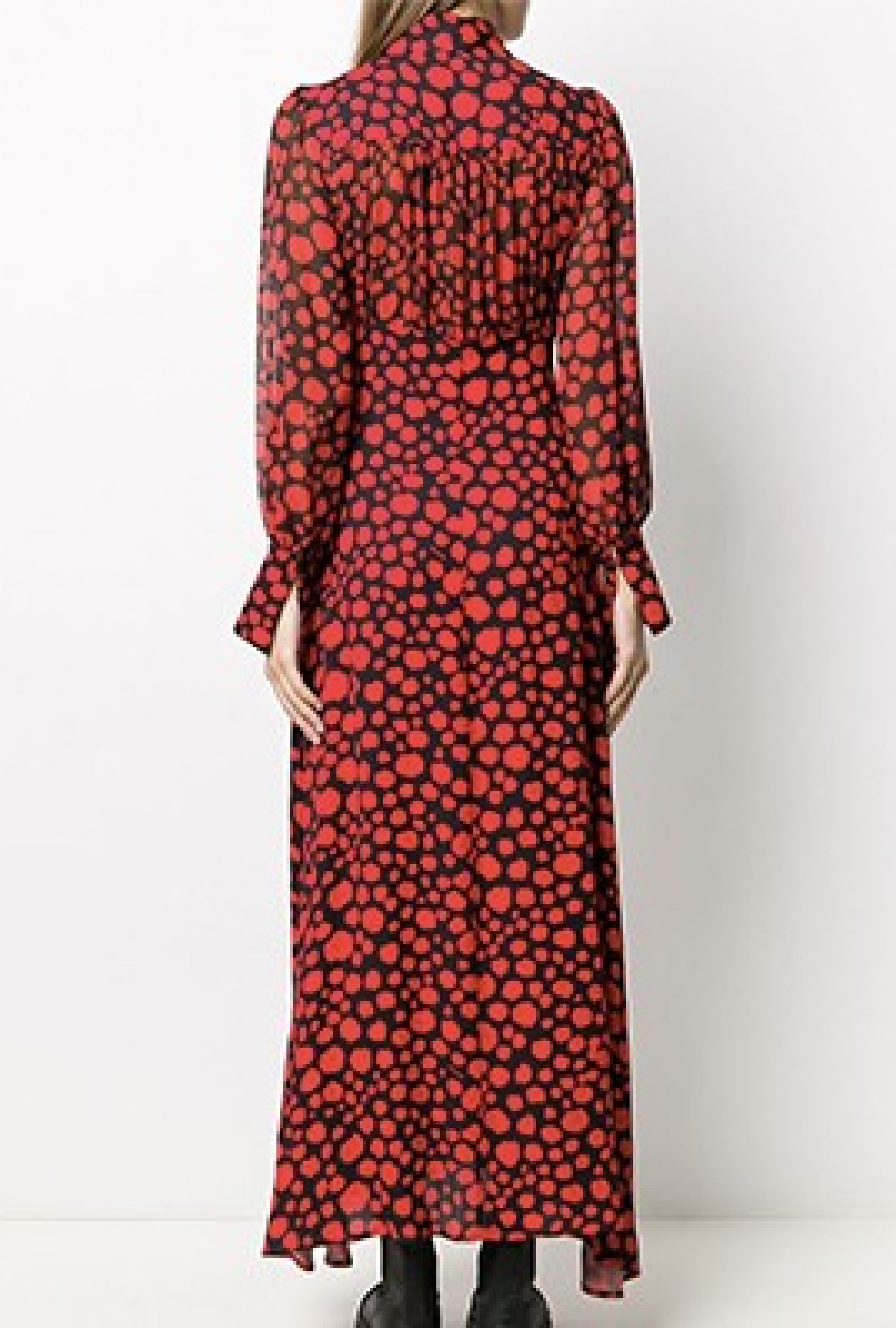 Robe Black Red Printed-Exclusivité web