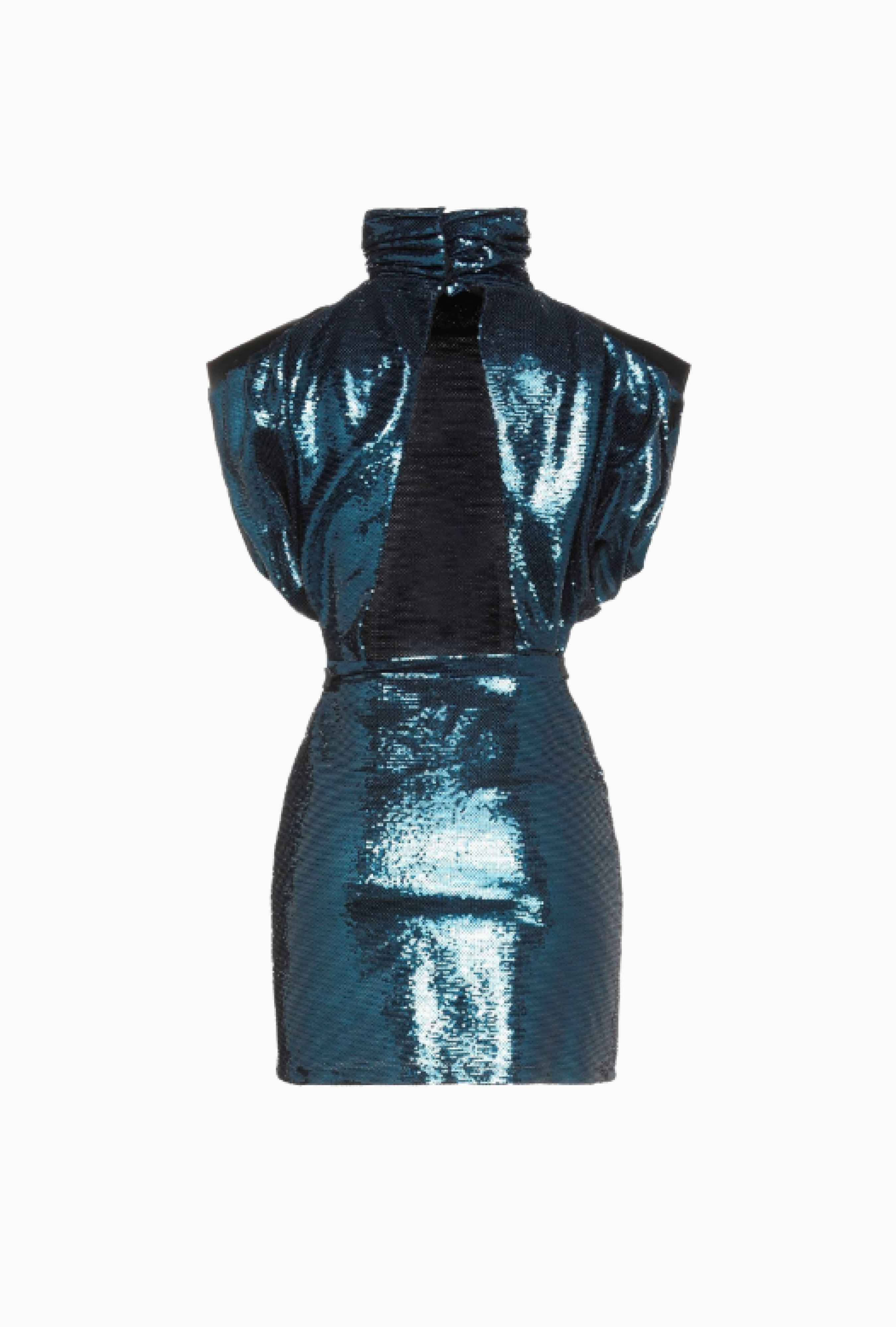 Robe Sequin Bleue