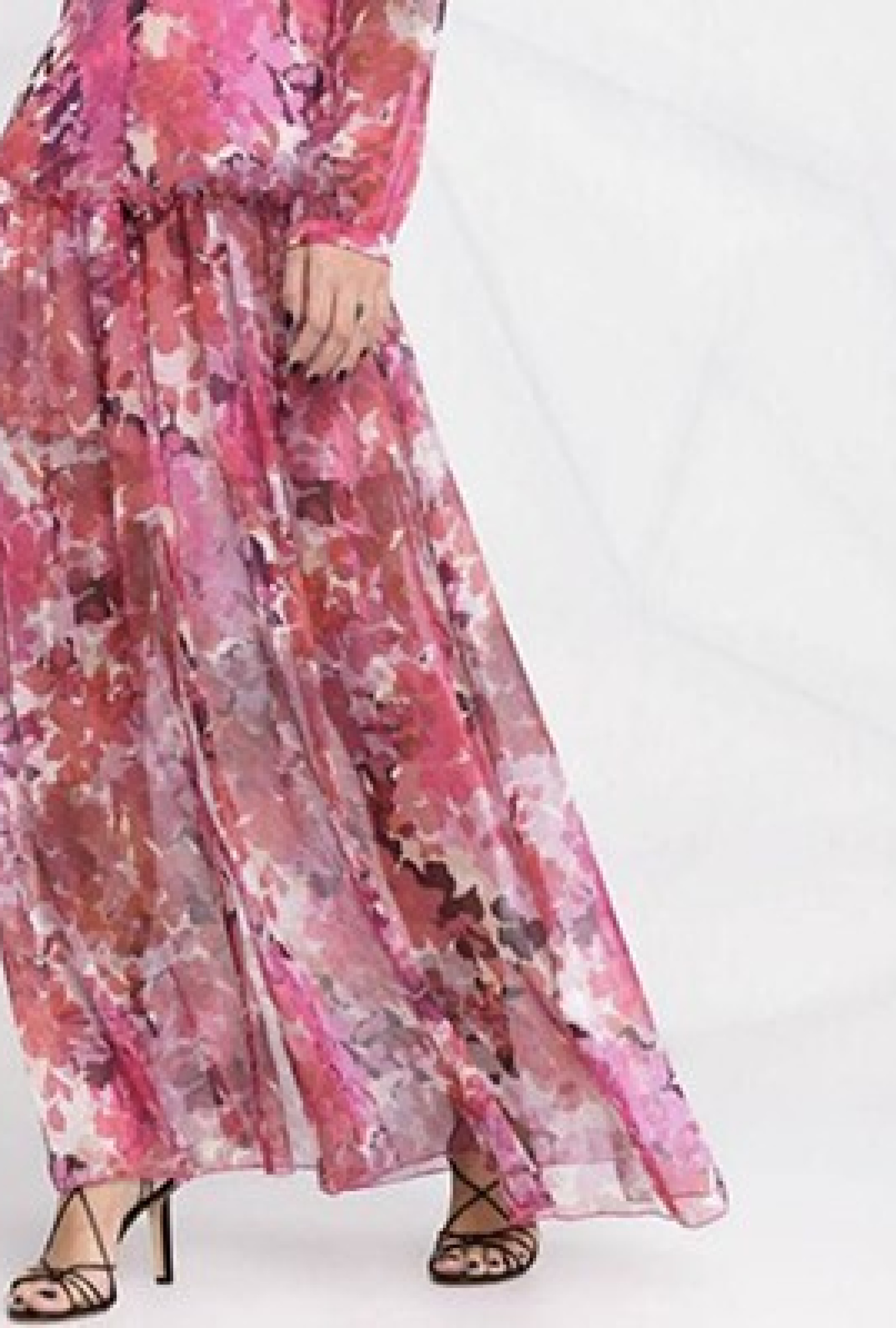 Robe Floral Fuchsia-Exclusivité web