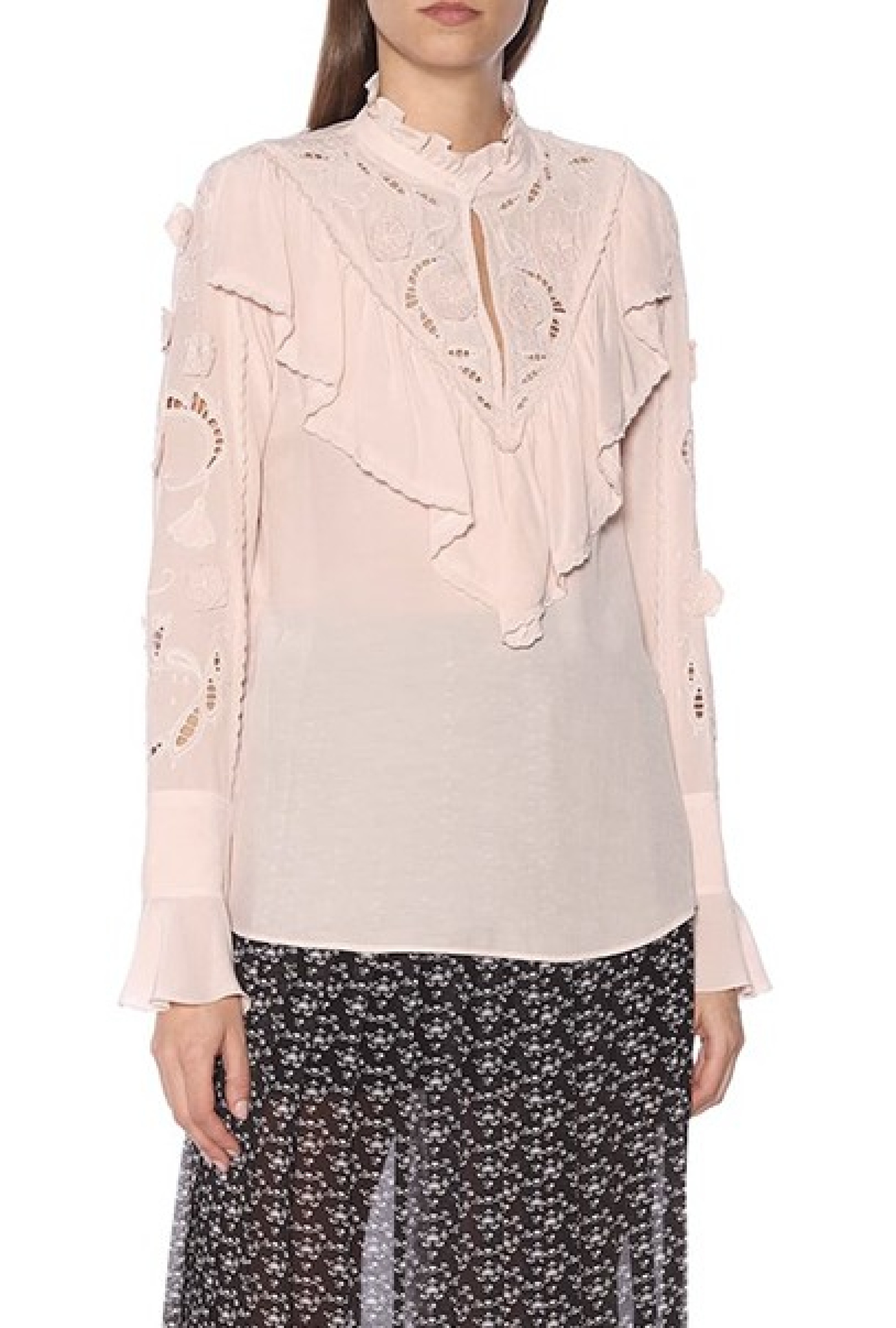 Blouse Blushed Ruffled