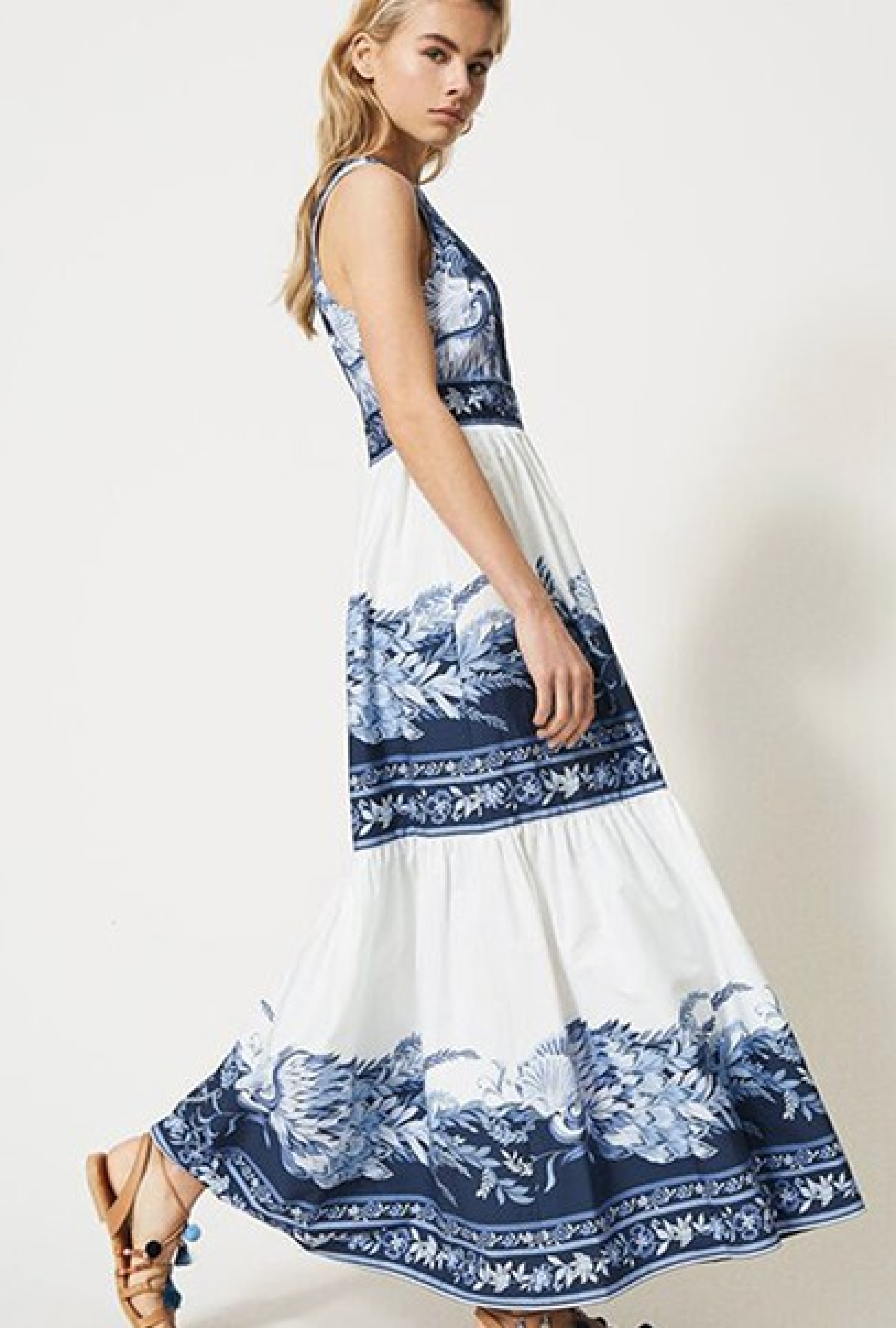 Robe Printed Popline