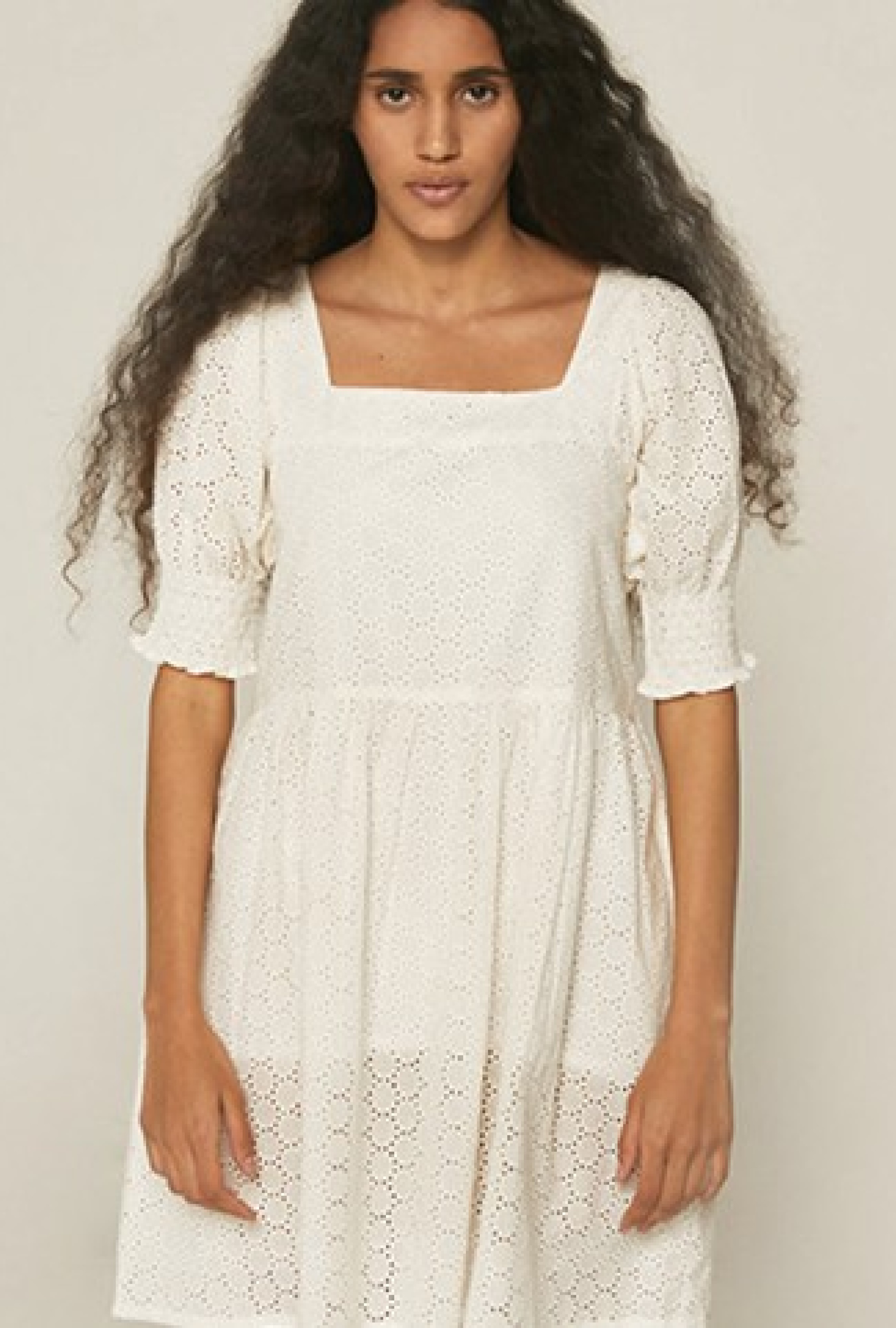 Robe Compania Fantastica Broderies Blanches