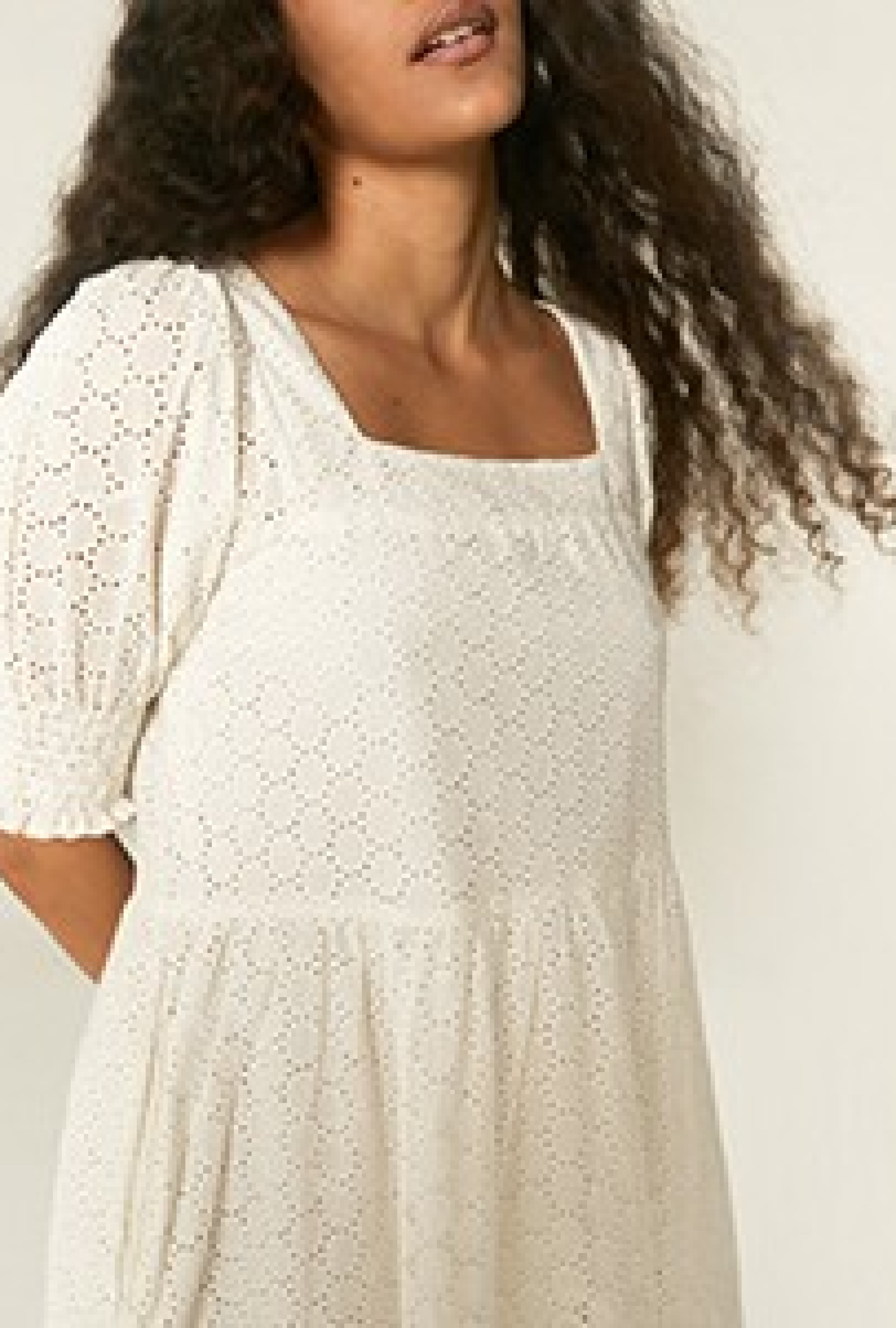 Robe Compania Fantastica Broderies Blanches