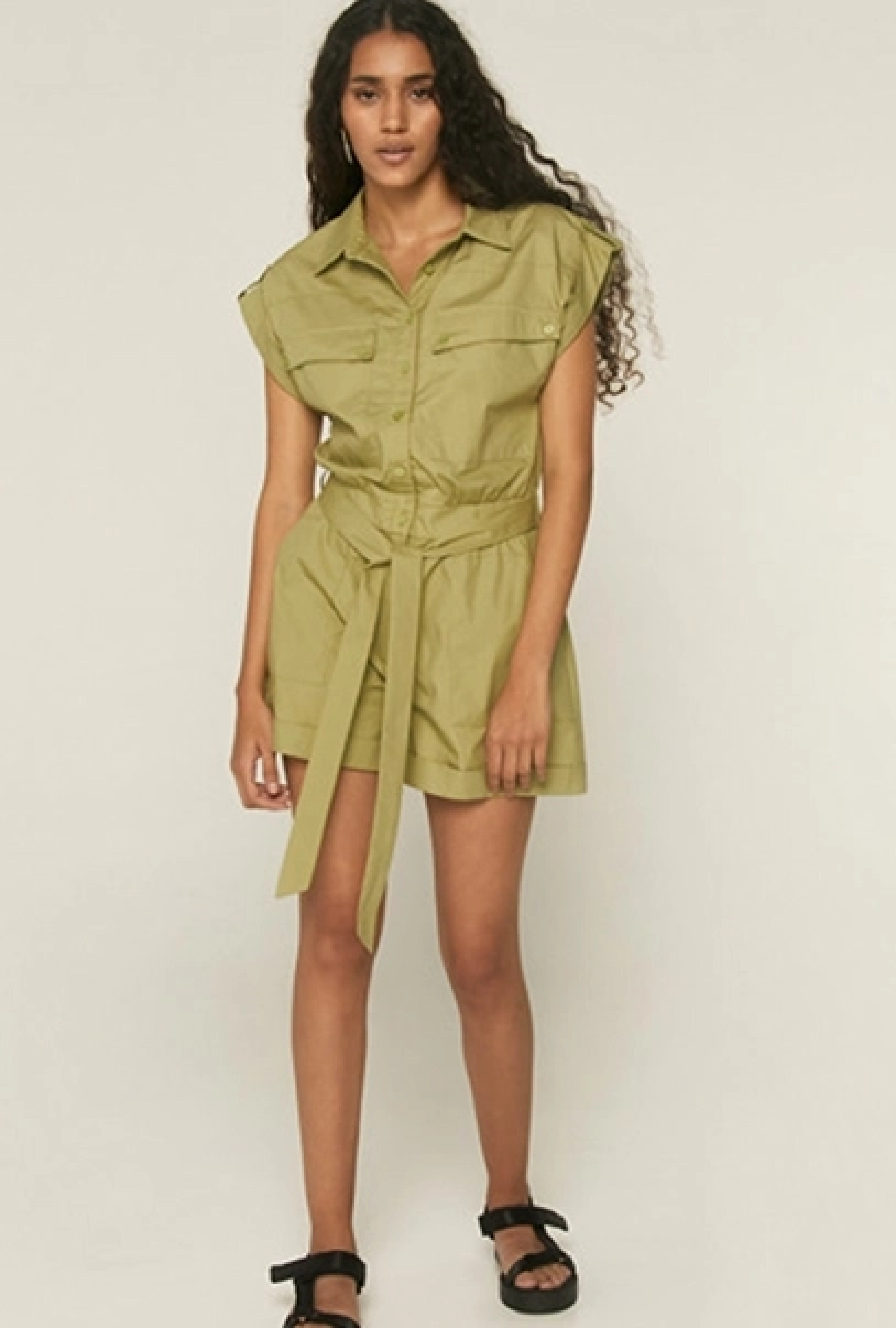 Combinaison Green Poplin