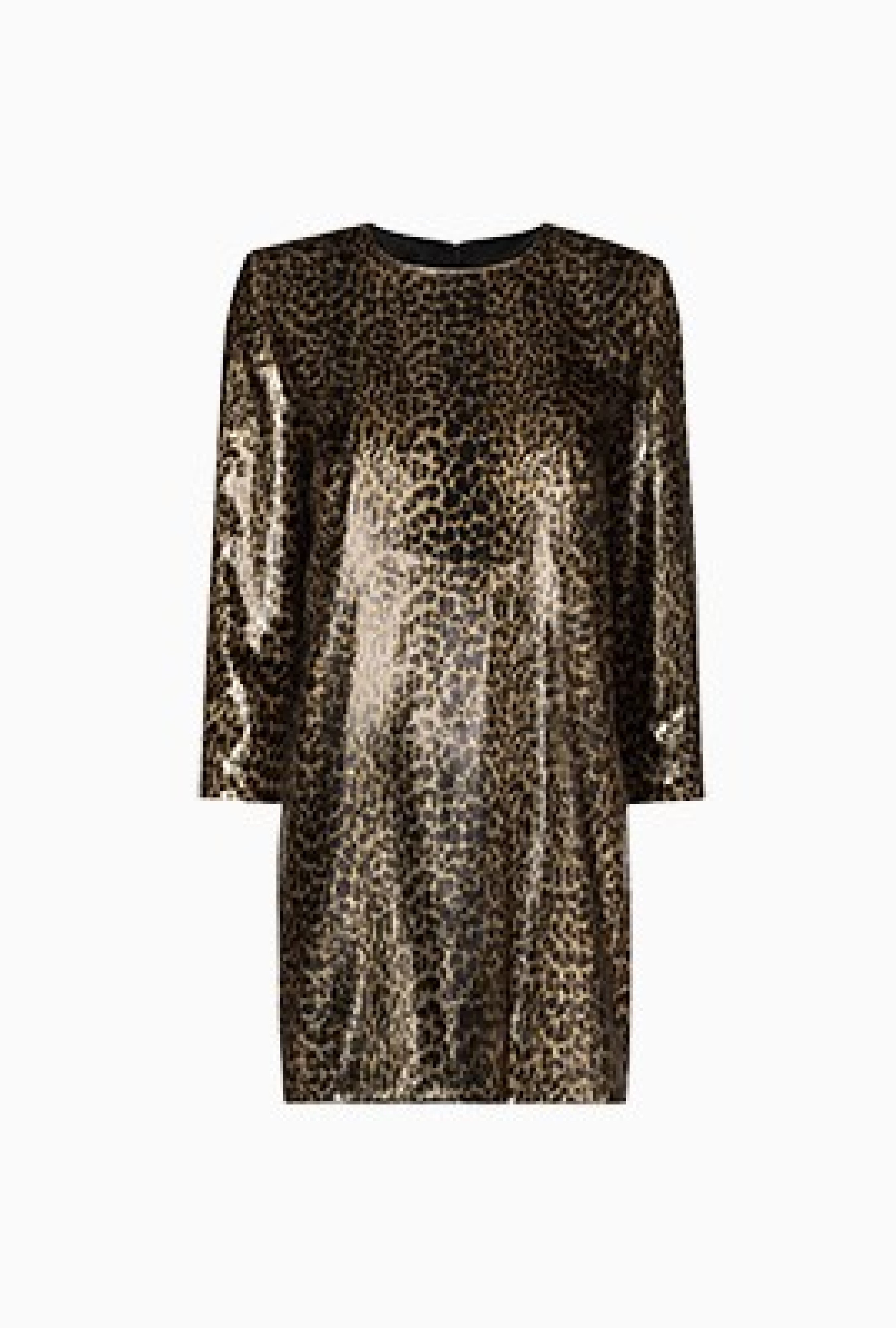 Robe Metallic Leopard