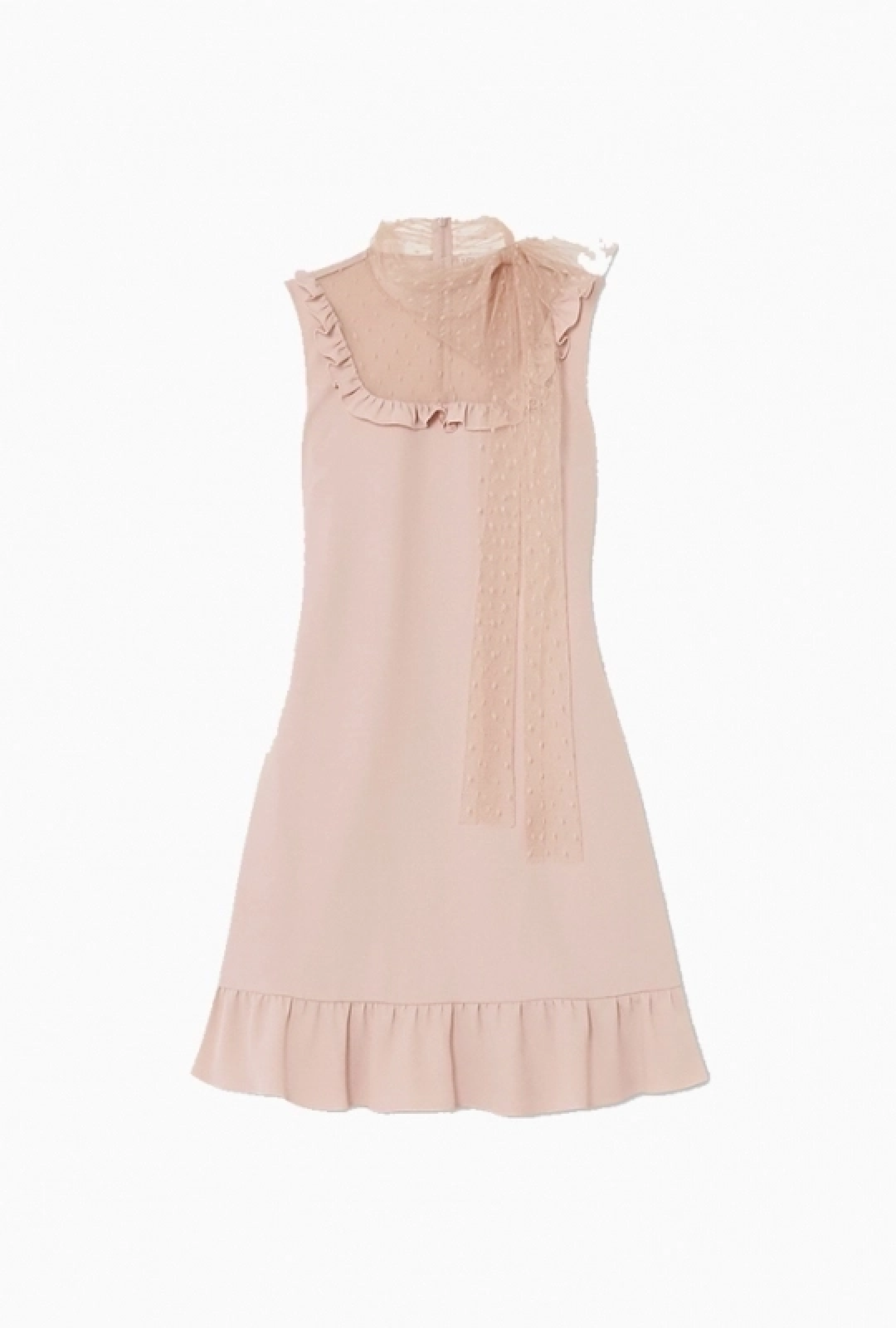 Robe Point D'esprit Rose