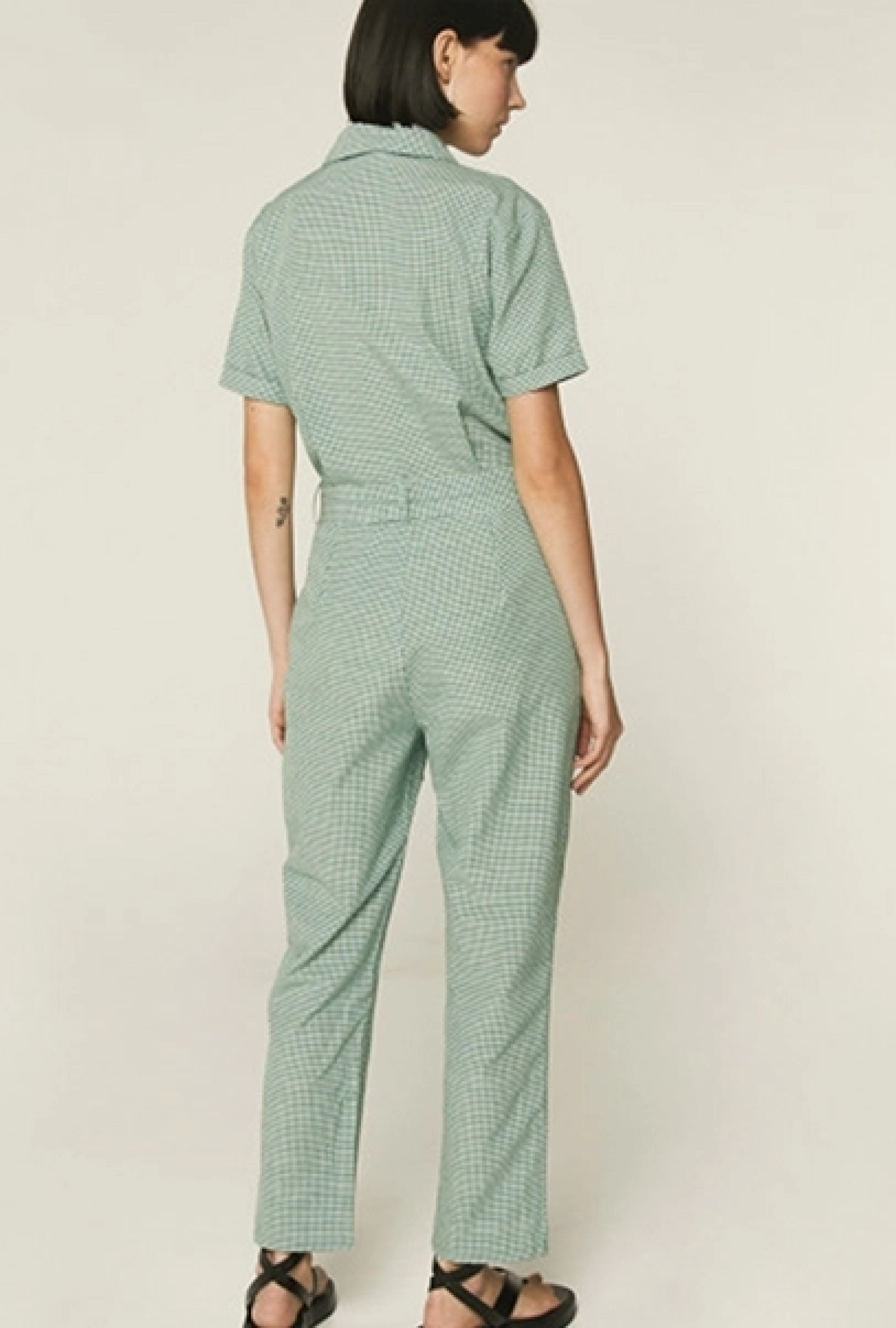 Combinaison Vichy Verte