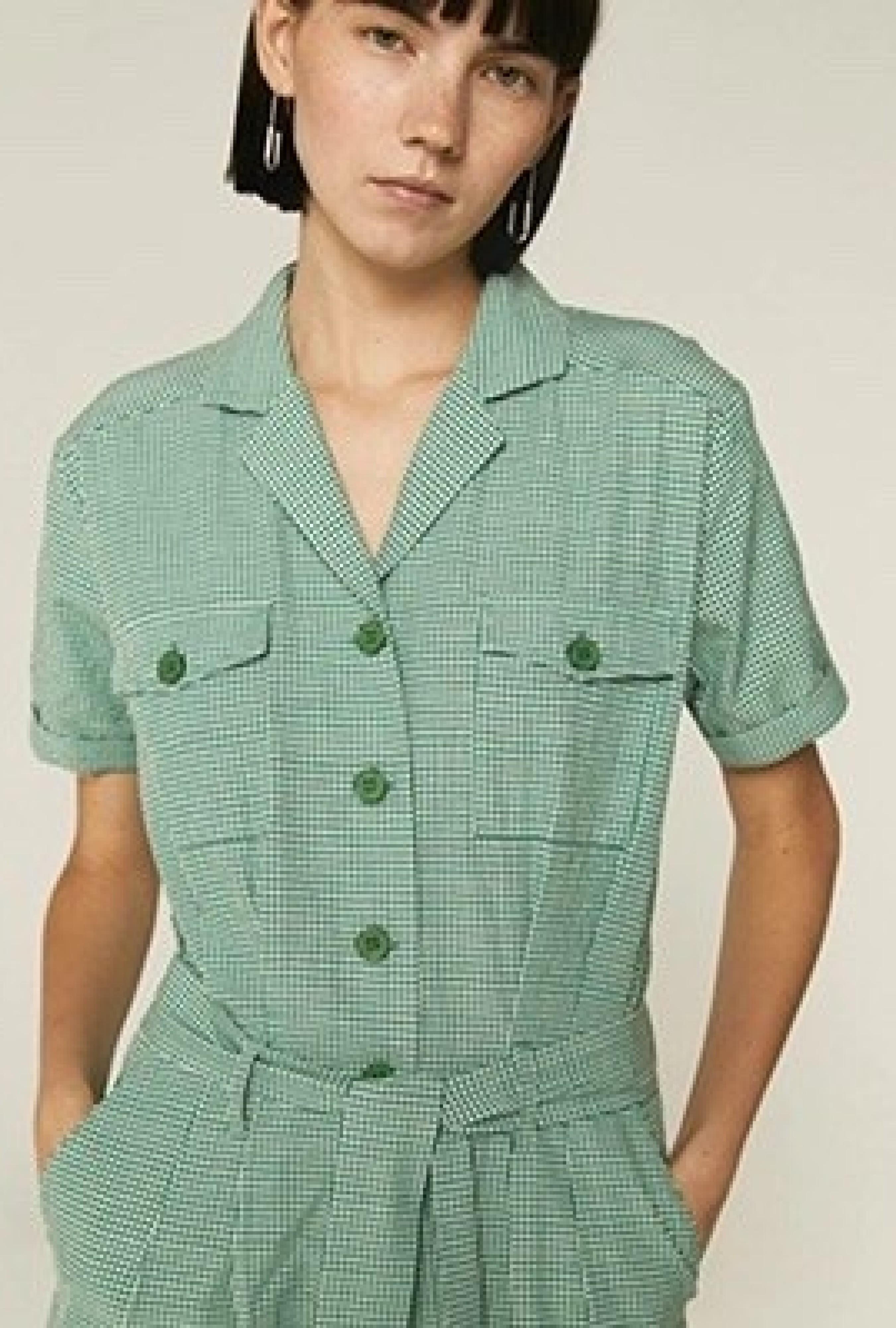 Combinaison Vichy Verte