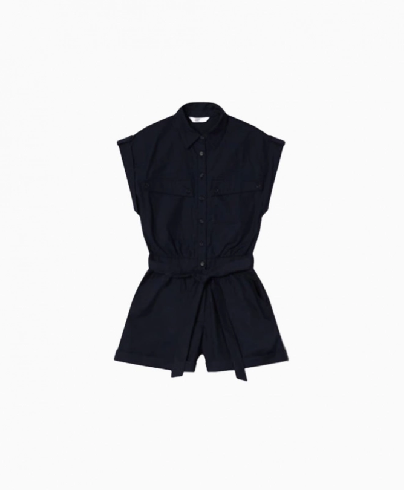 Combishort Compania Fantastica Popeline Marine