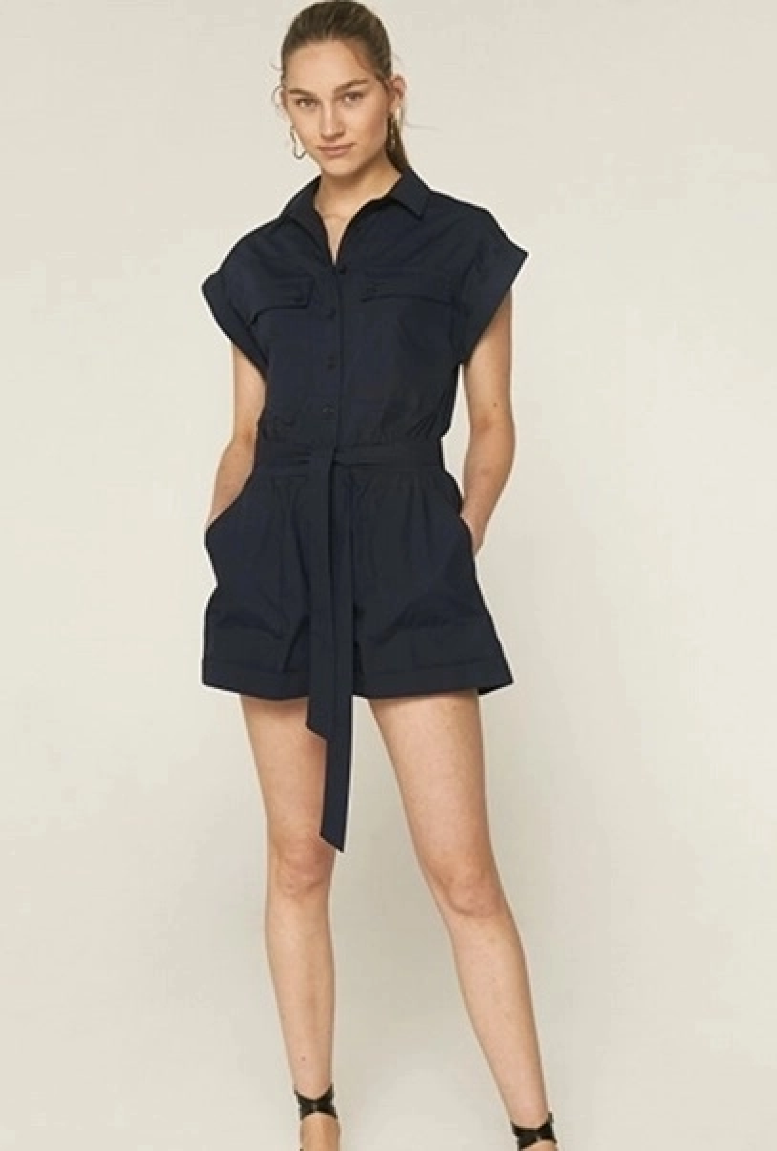 Combishort Popeline Marine