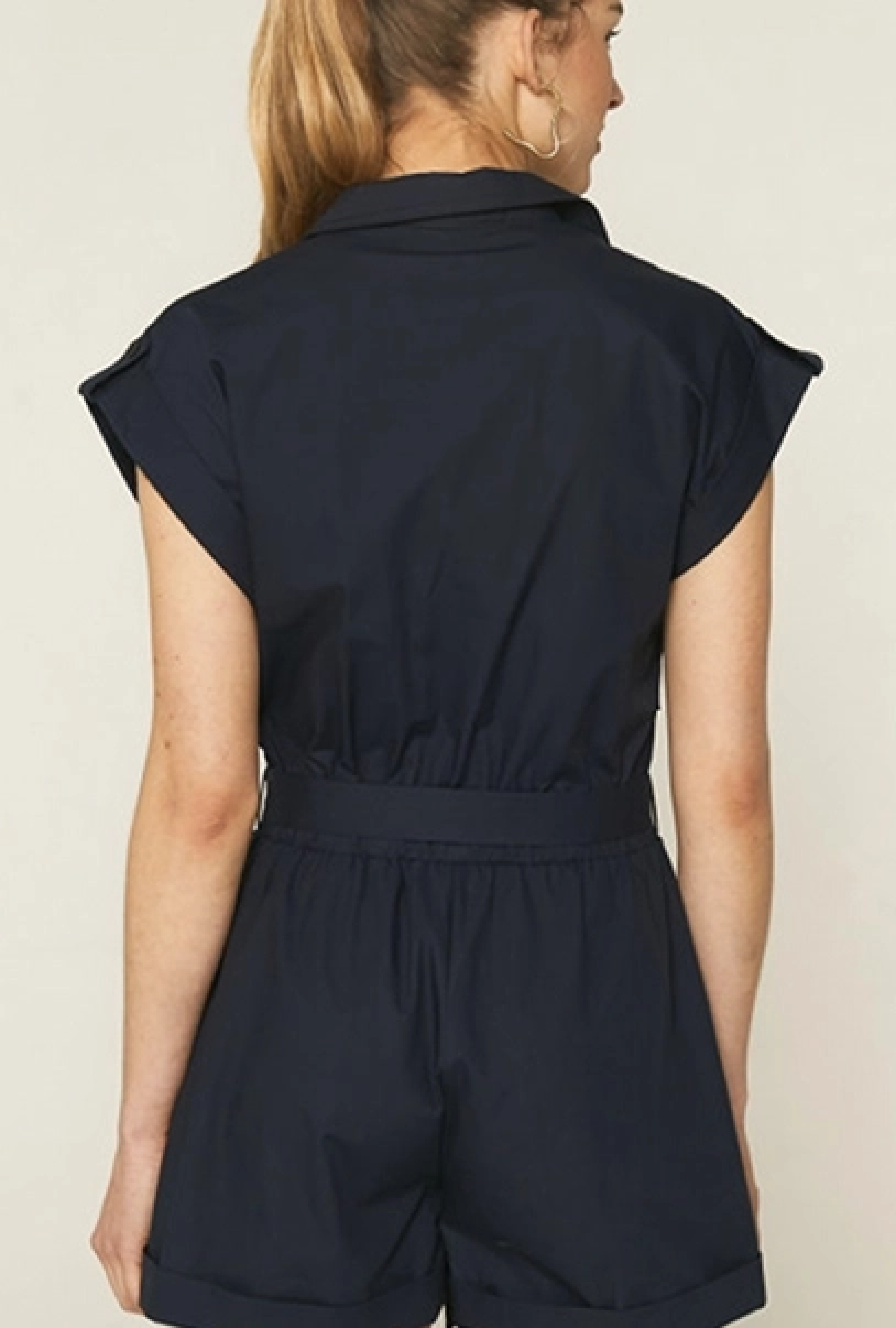 Combishort Popeline Marine