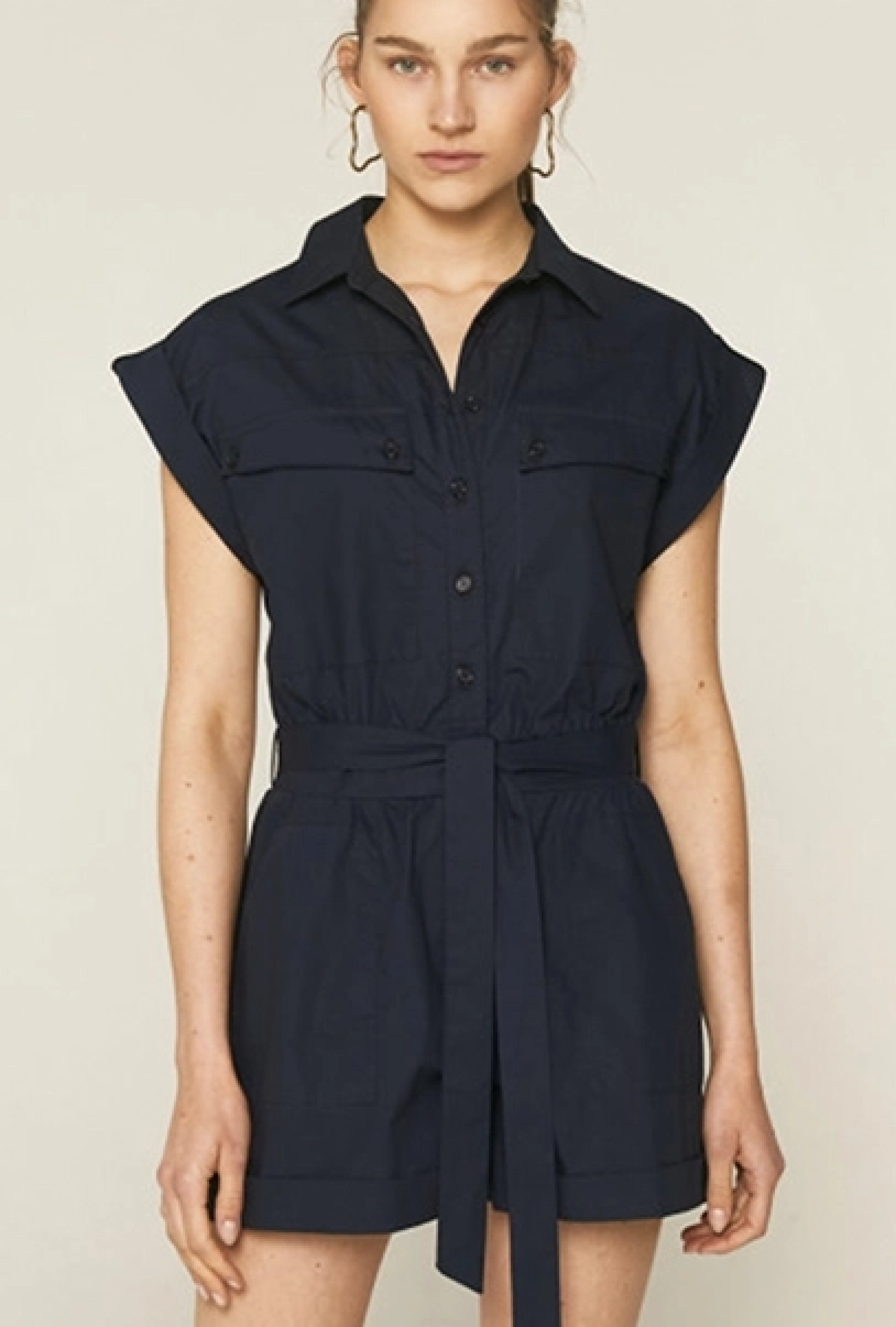 Combishort Popeline Marine