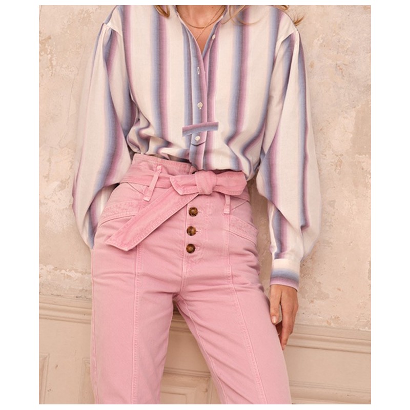 Pantalon Sezane Maxime Rose