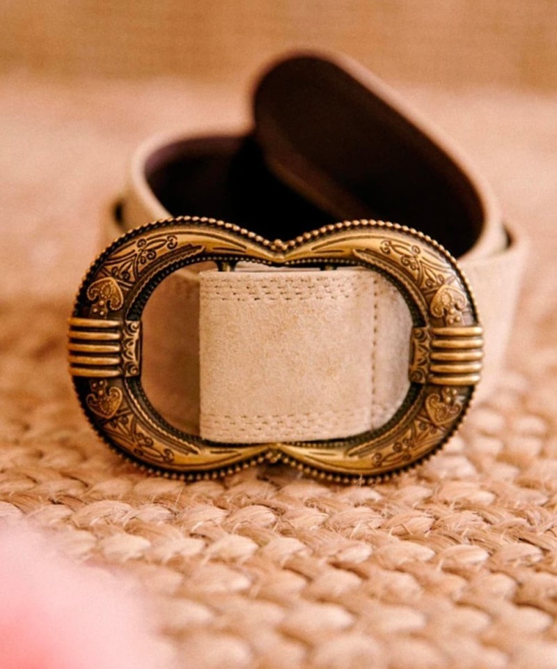 Ceinture Sezane Gaia Mastic