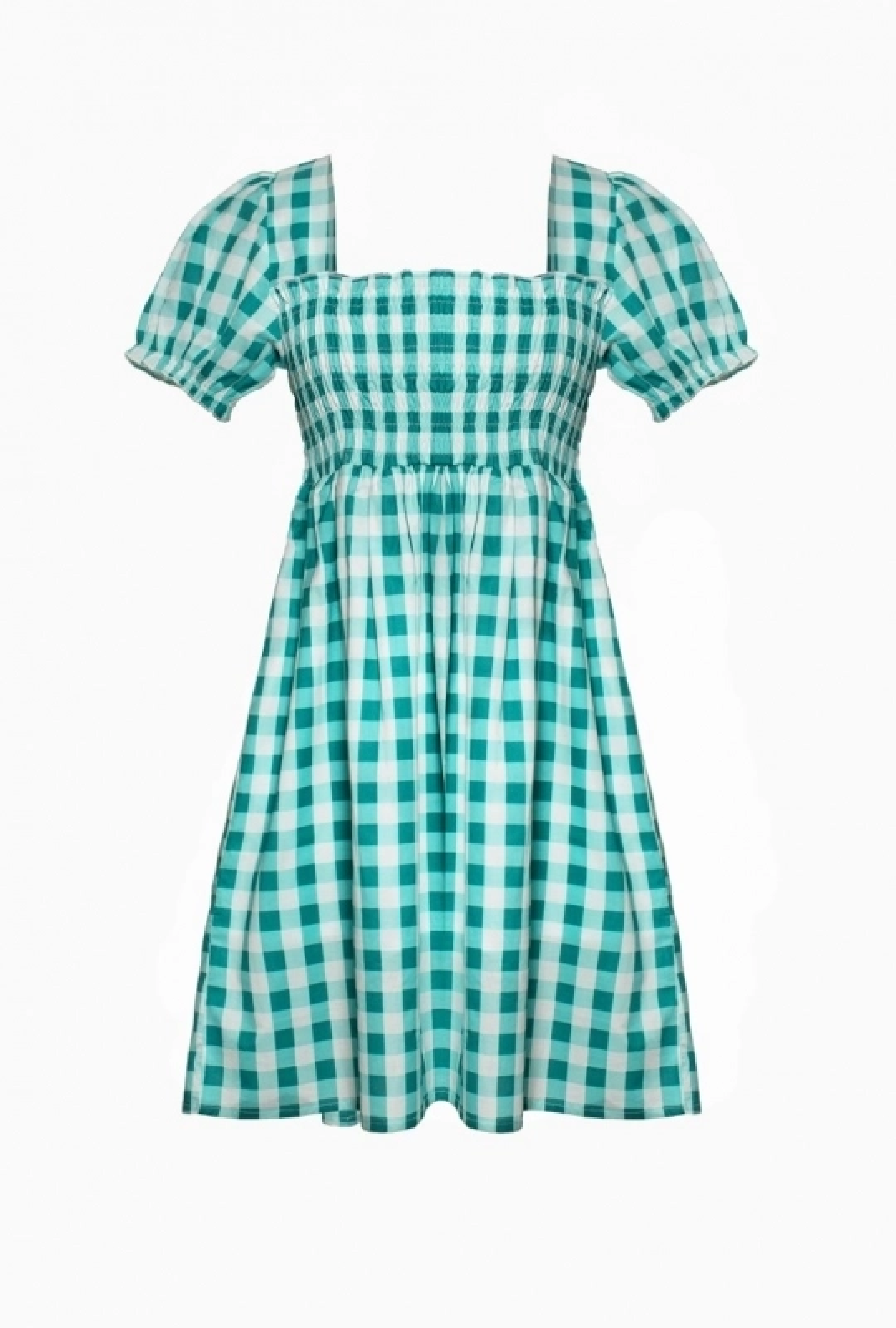 Robe Compania Fantastica Gingham Blue-Exclusivité web