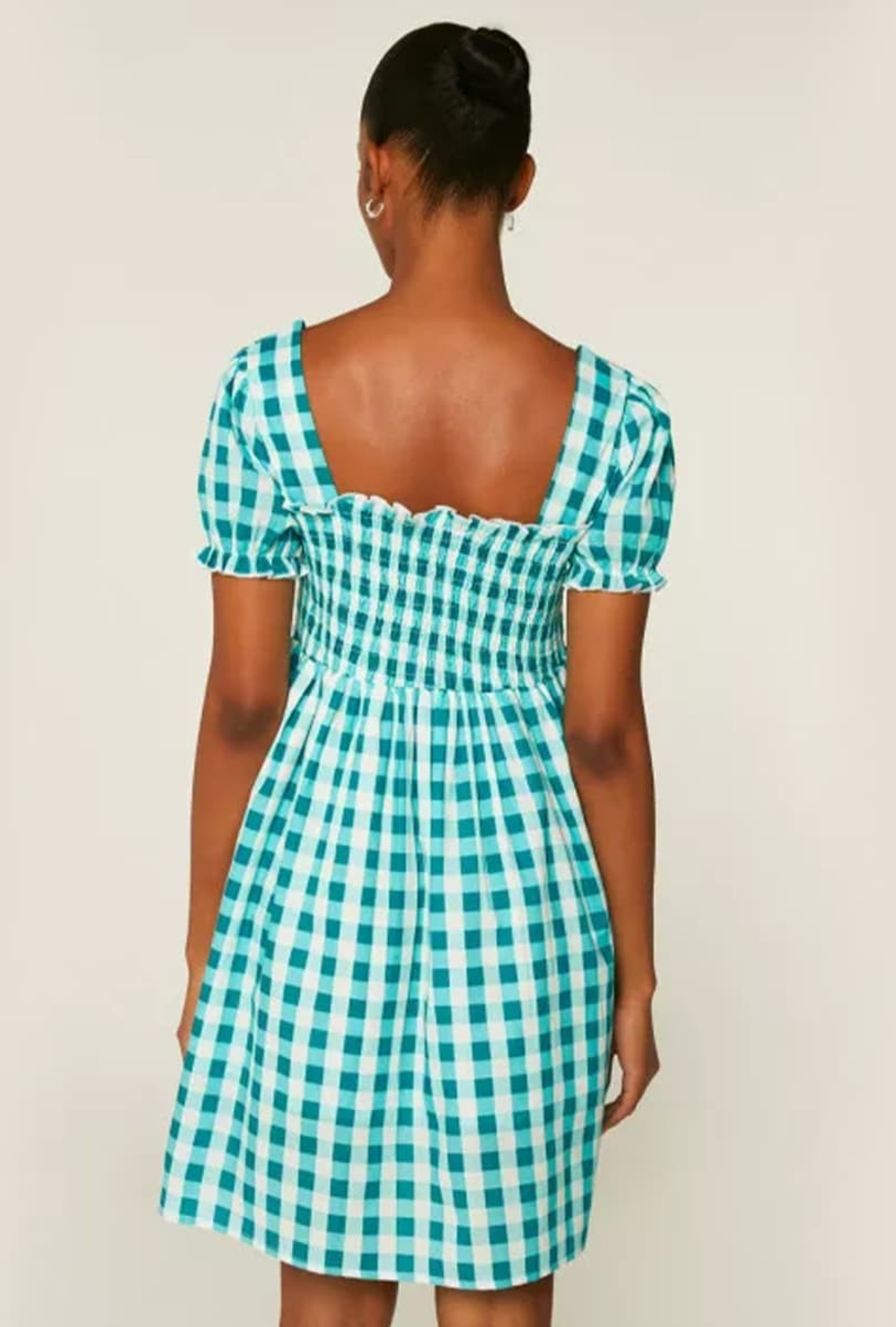 Robe Compania Fantastica Gingham Blue-Exclusivité web