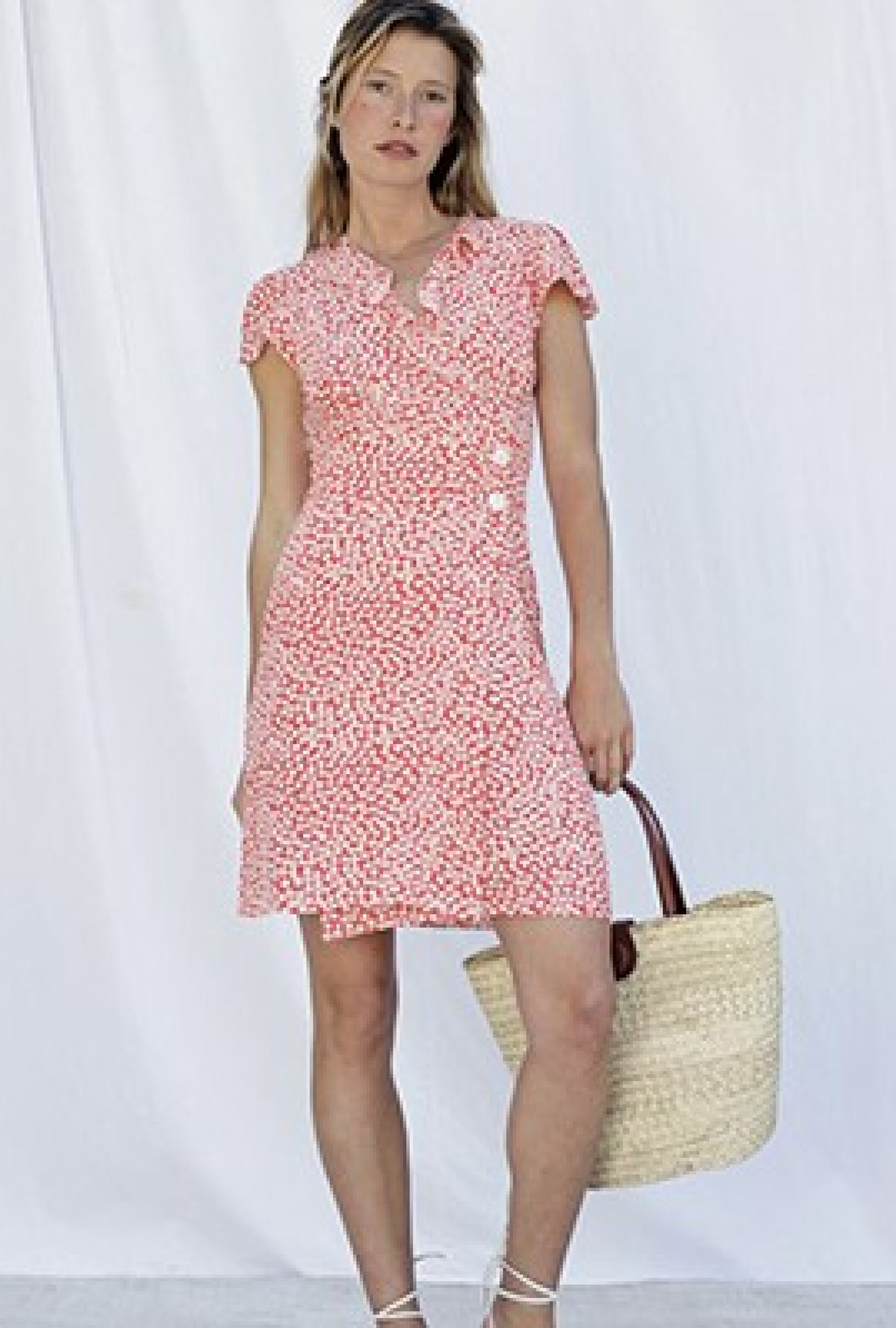 Robe Rouje Flore Rouge-Exclusivité web