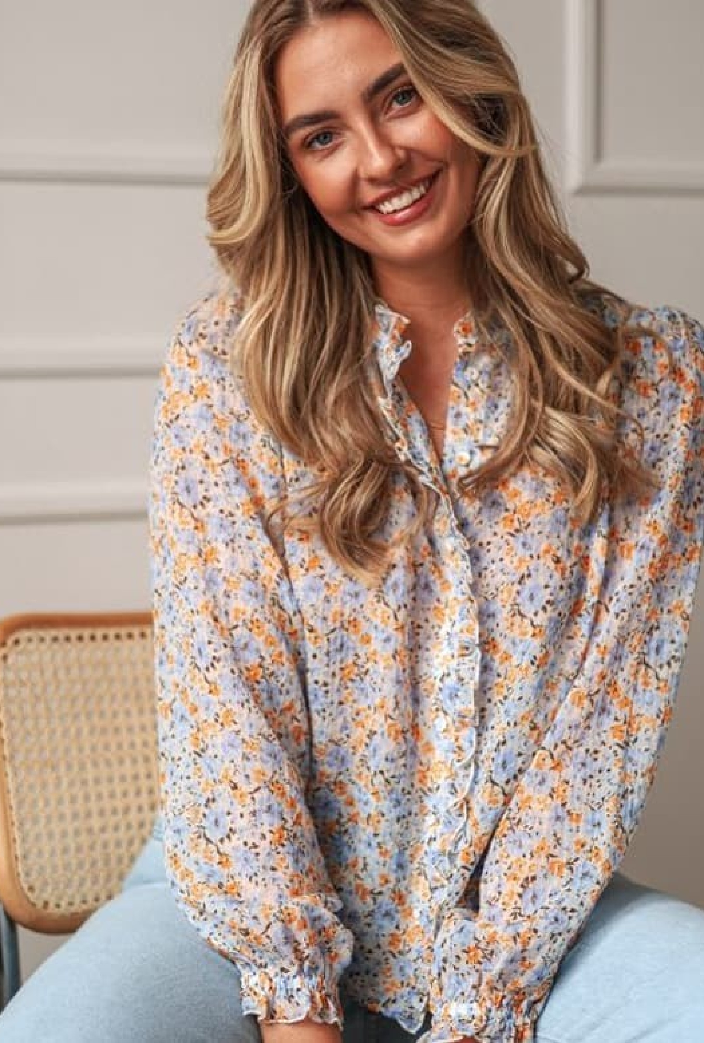 Blouse Zarani Apricot Blossom