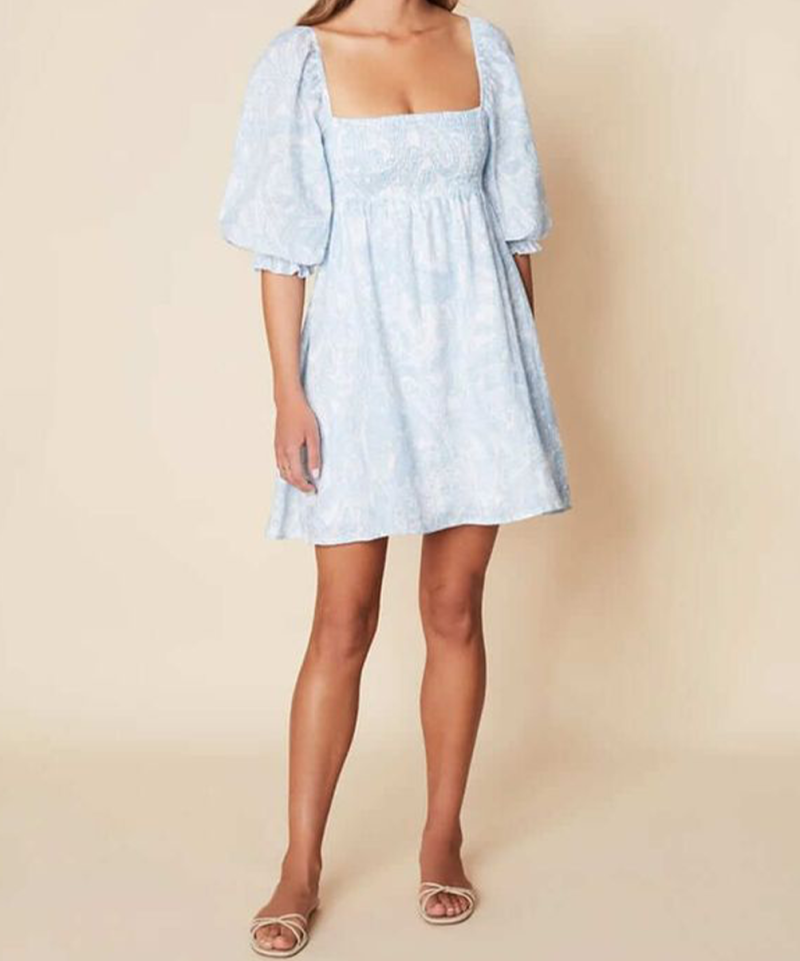 Robe Faithfull The Brand Calista Bleue
