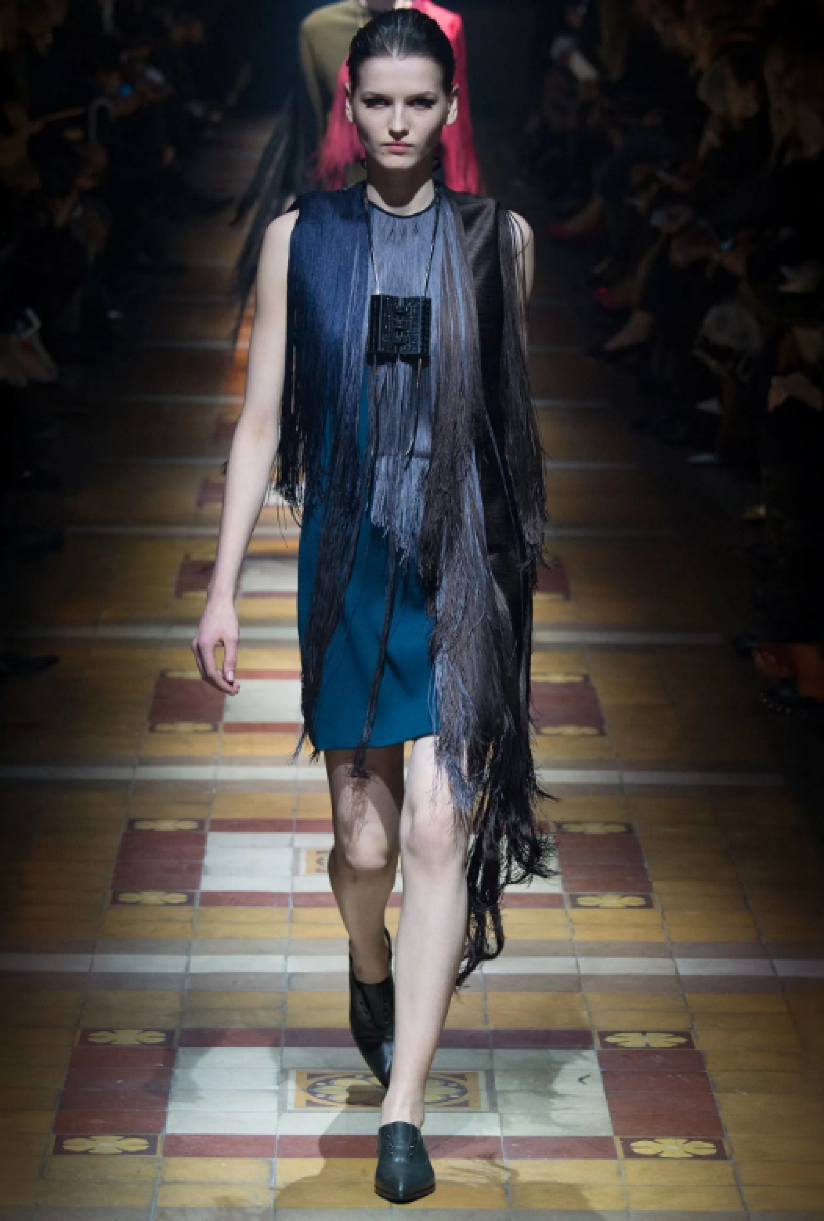 Robe longues franges