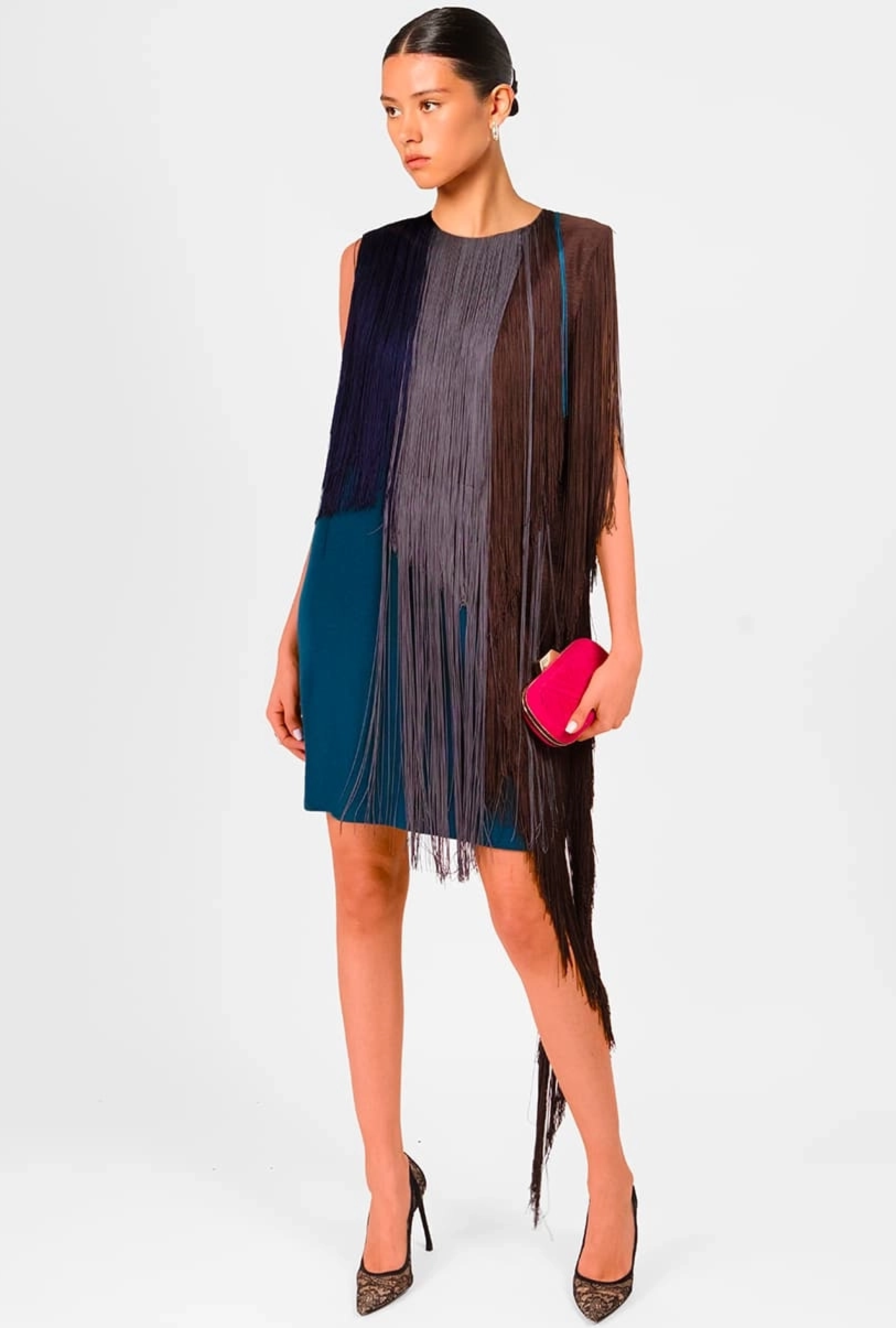 Robe longues franges