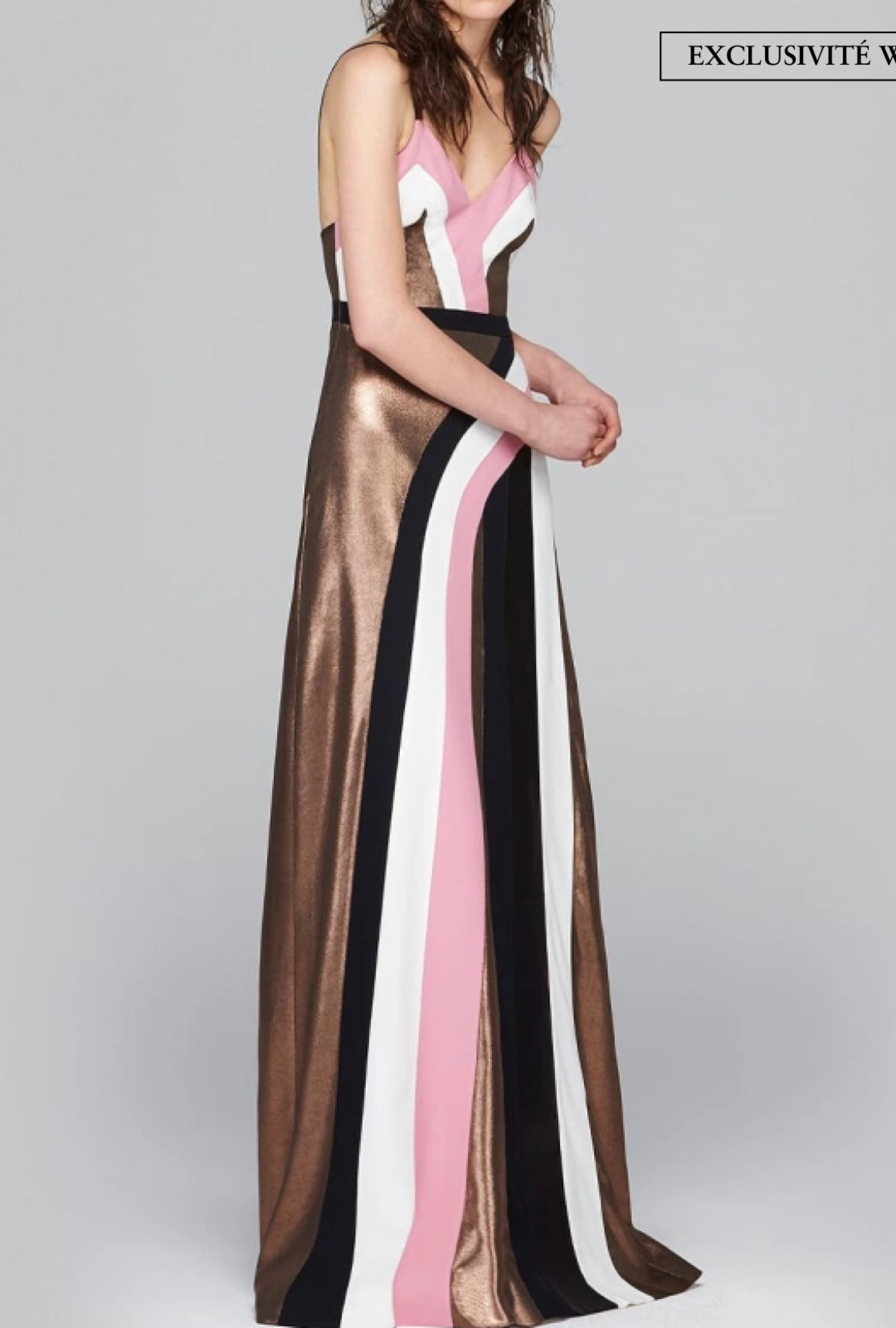 Robe Triangle Noire et Rose