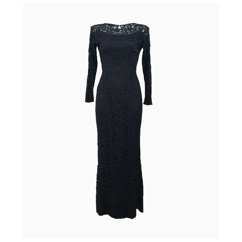 Robe Bustier Dentelle Indigo