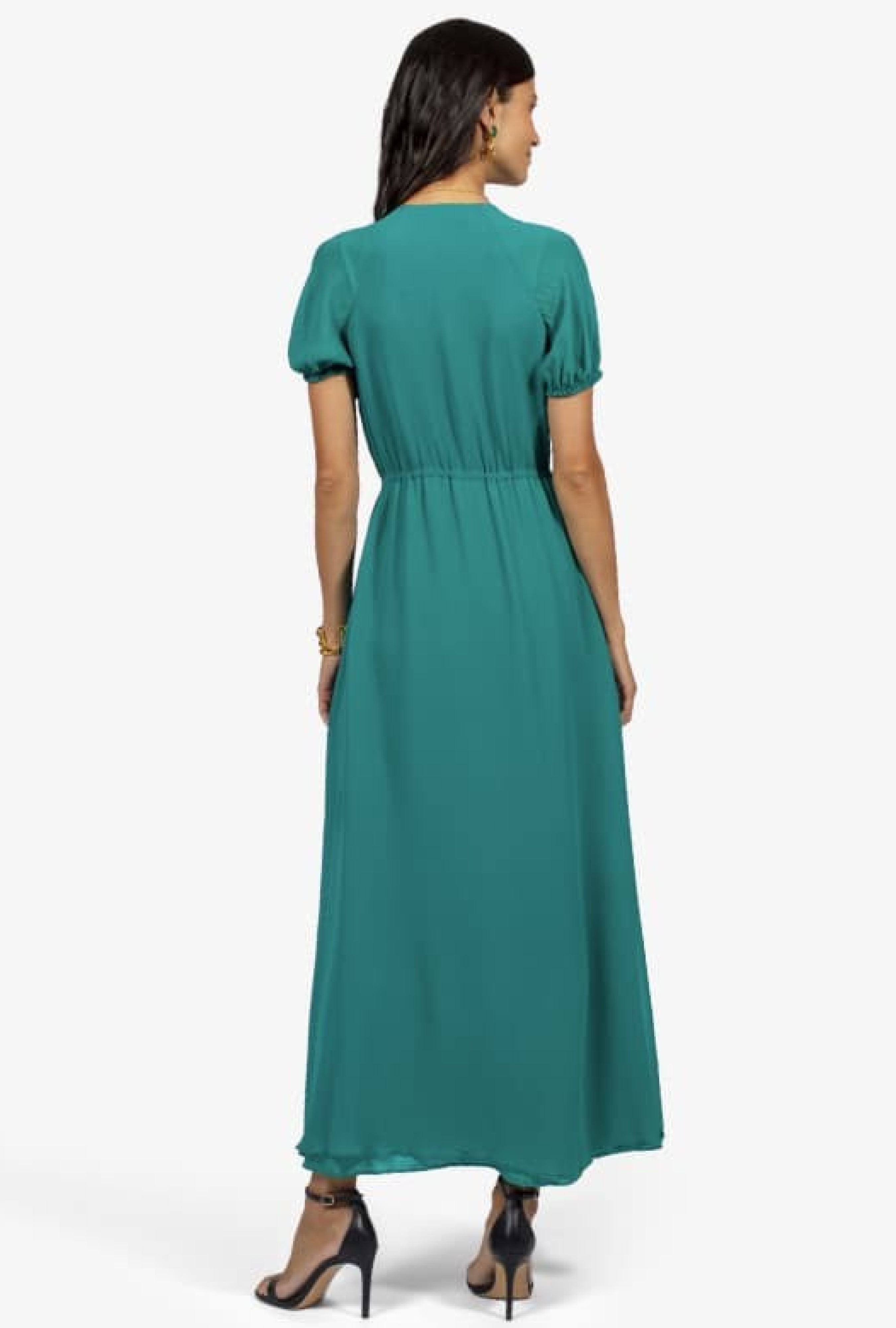 Robe portefeuille verte