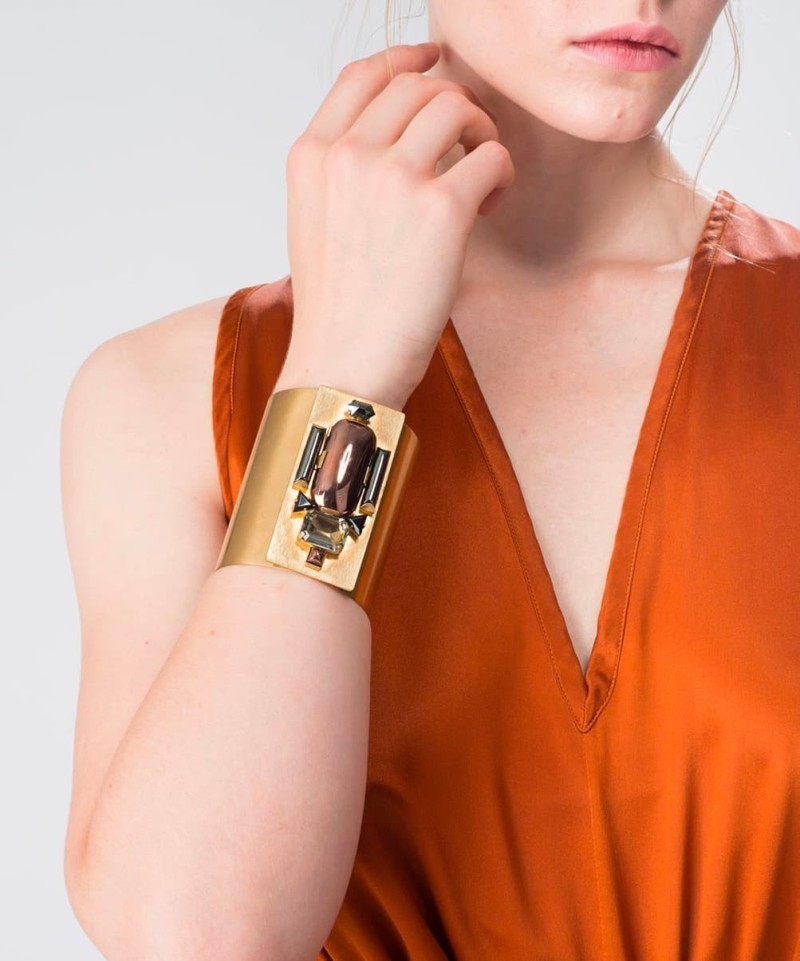 Manchette Hélène Zubeldia bronze