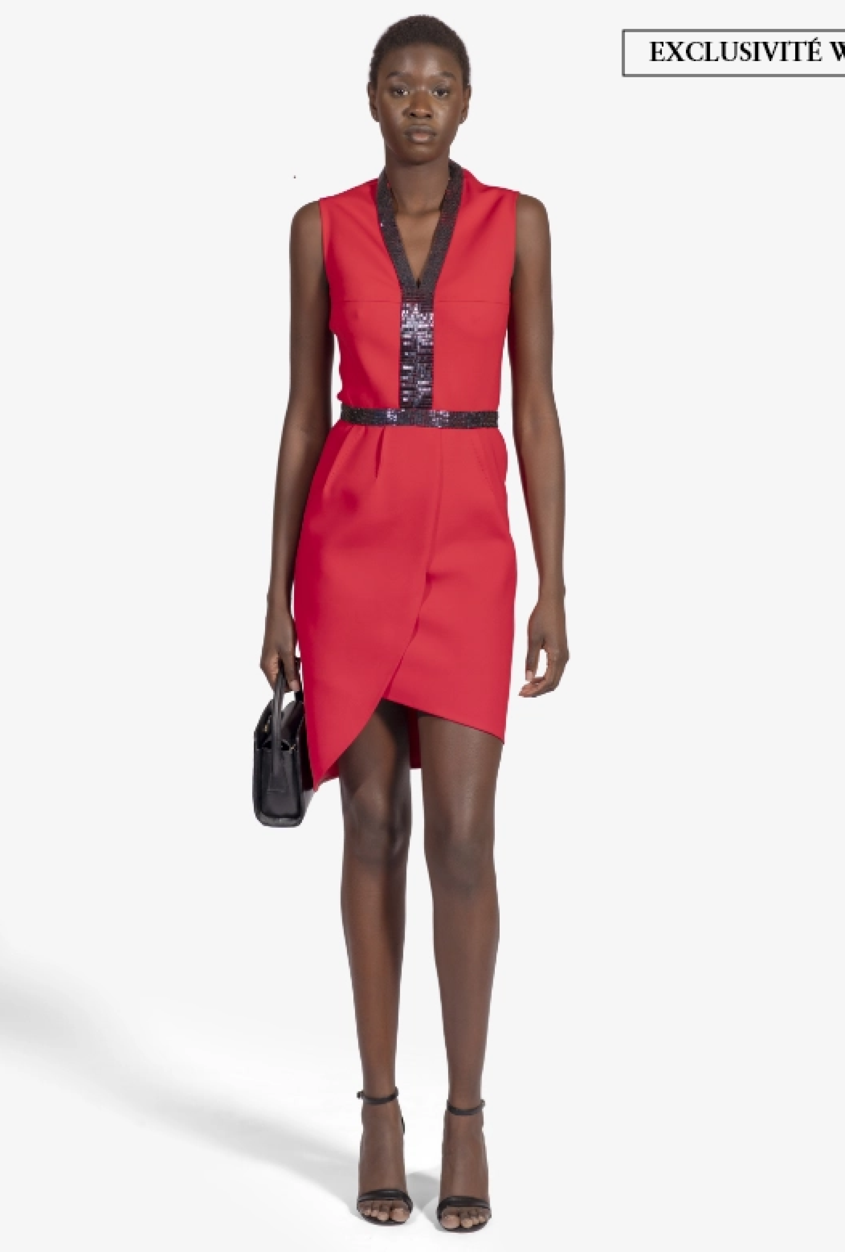 Robe Sequins Asymétrique - Exclusivité Web