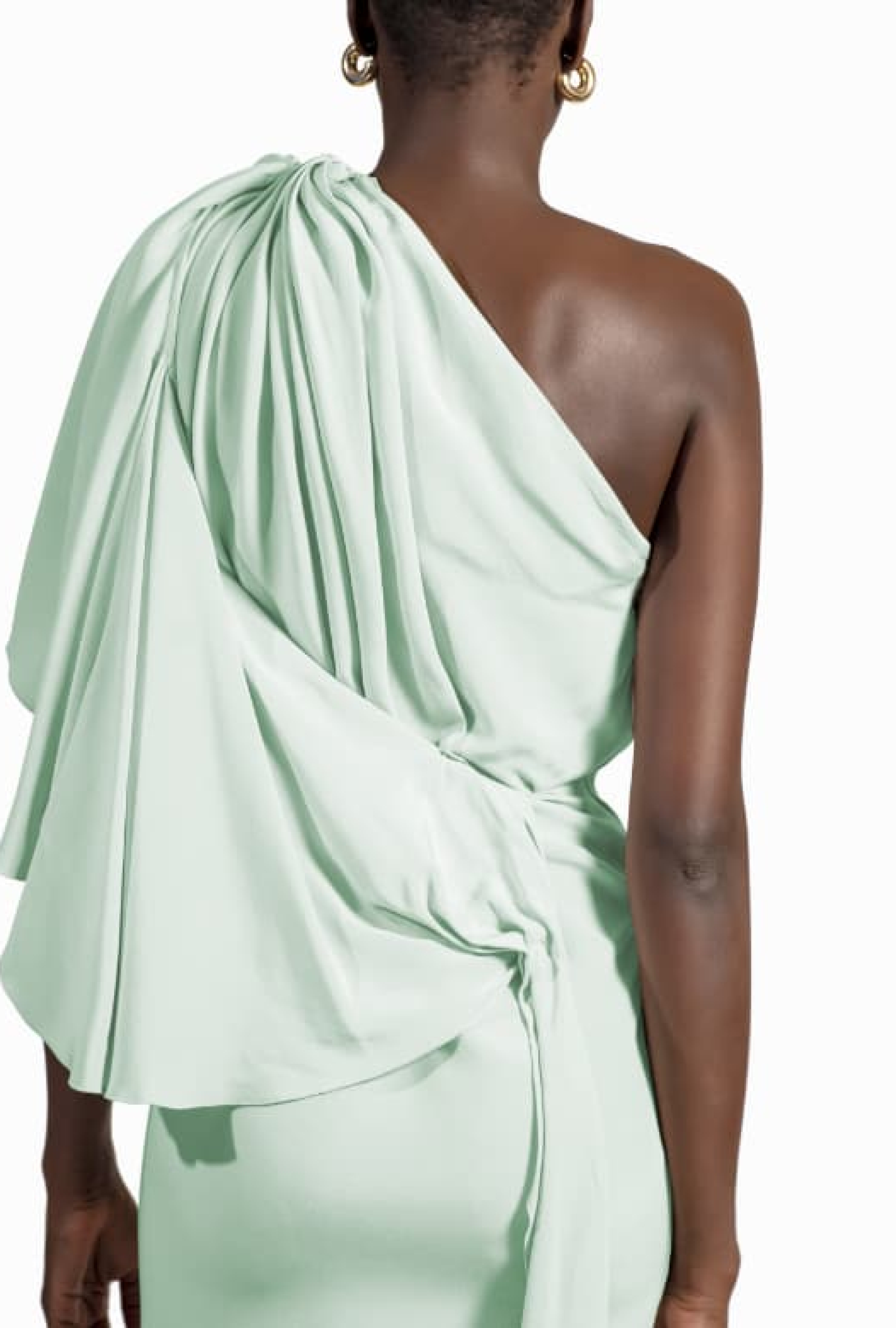 Robe Asymétrique Vert d'eau