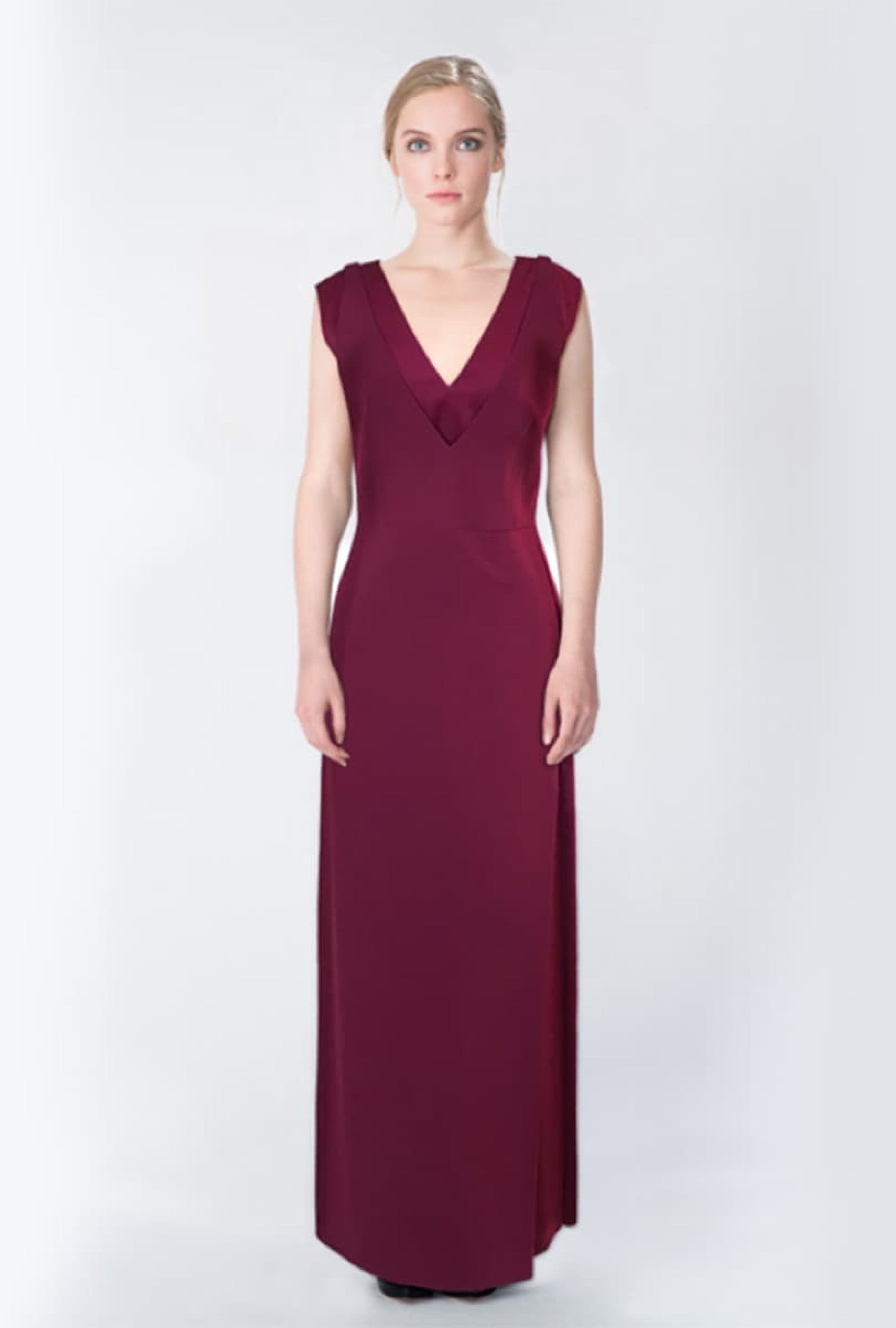 Robe Fourreau Cassis