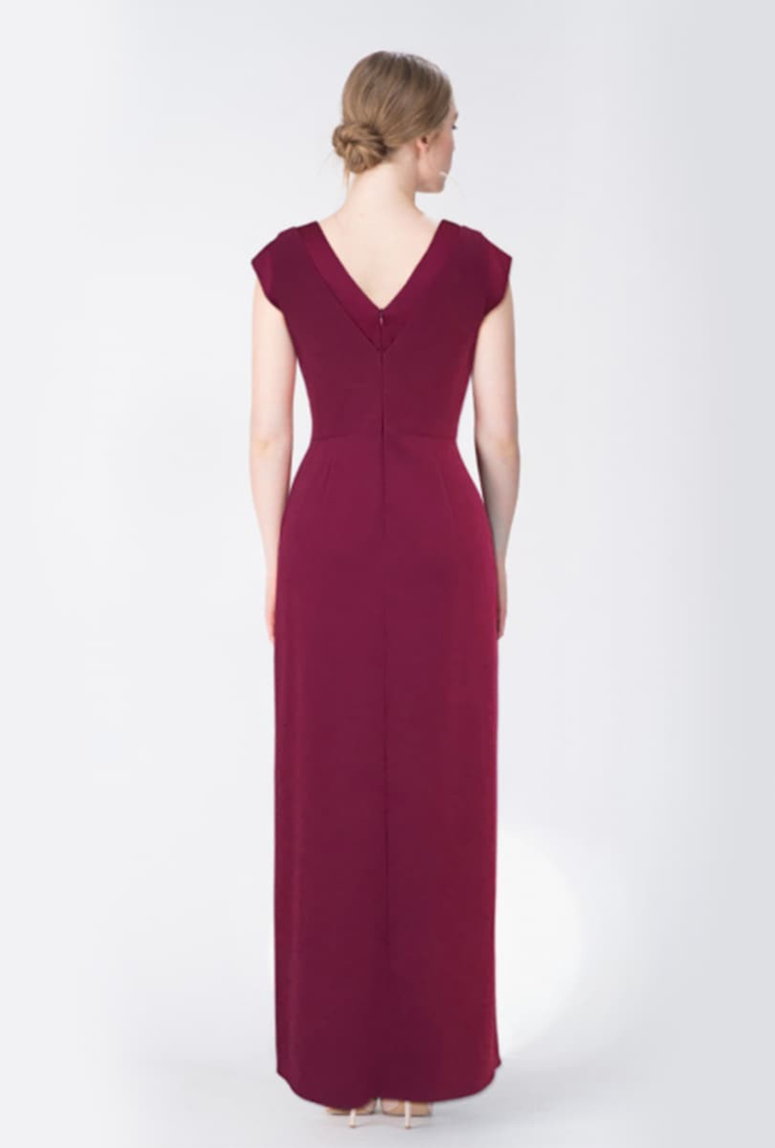 Robe Fourreau Cassis