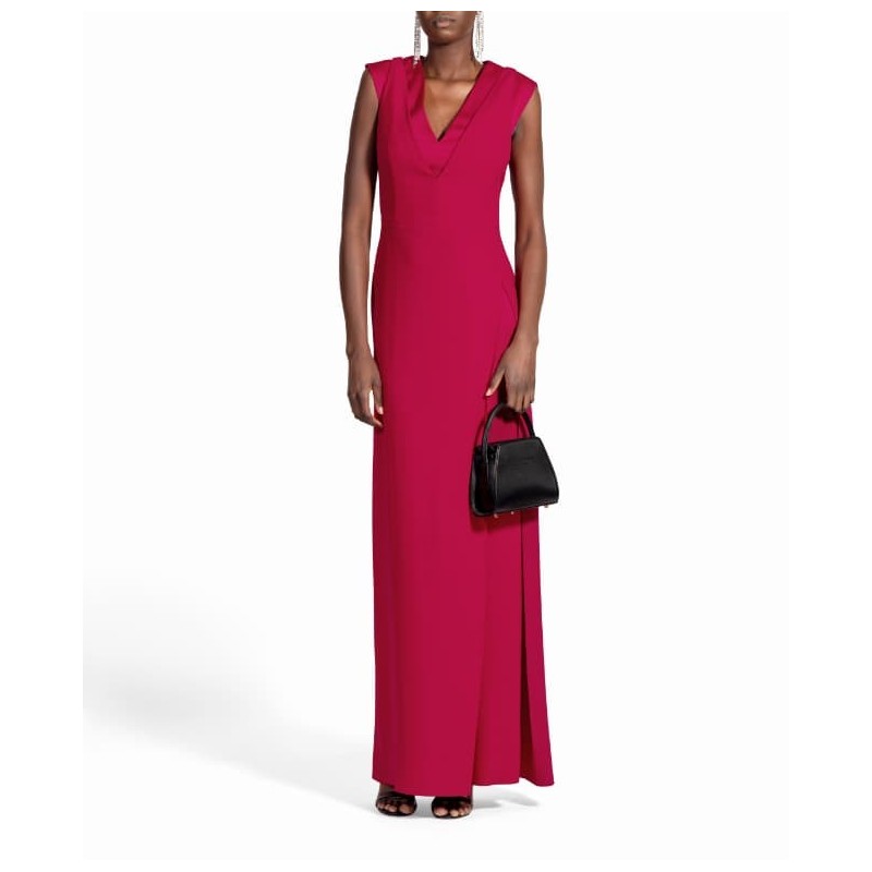 Robe Fourreau Fuschia