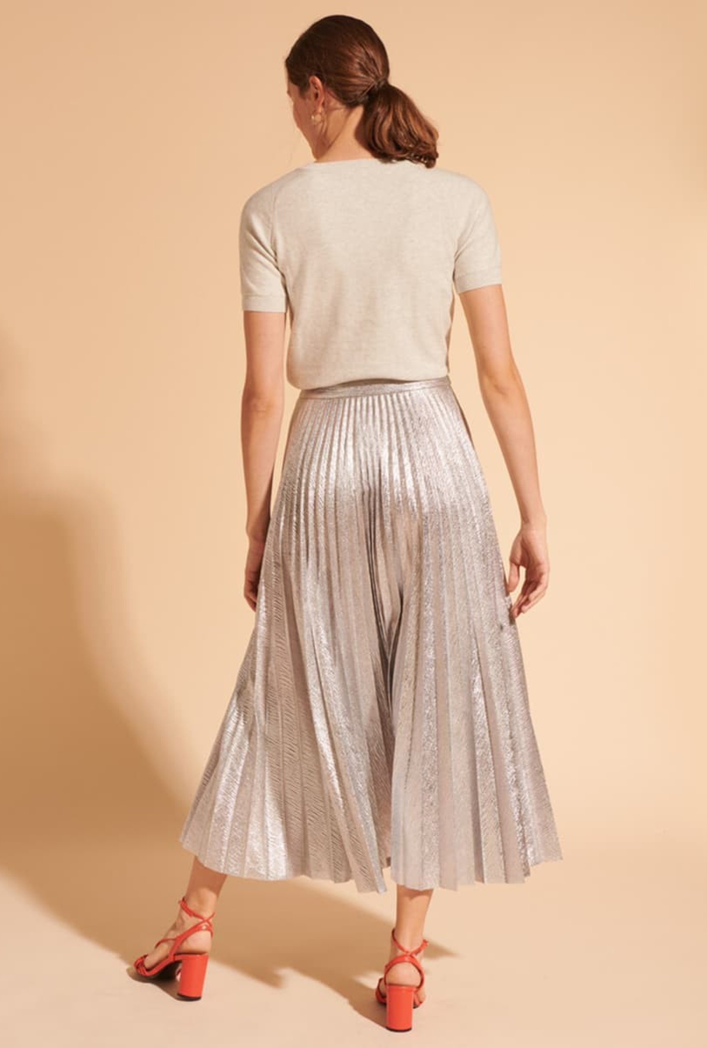 Jupe Juline Argentee