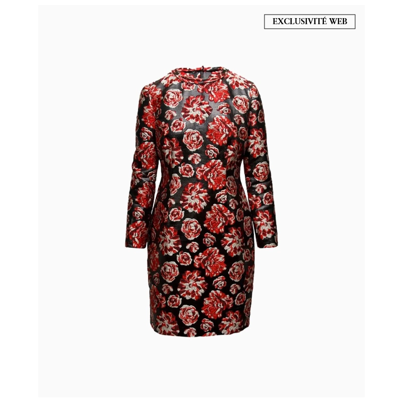Robe brocard imprimée