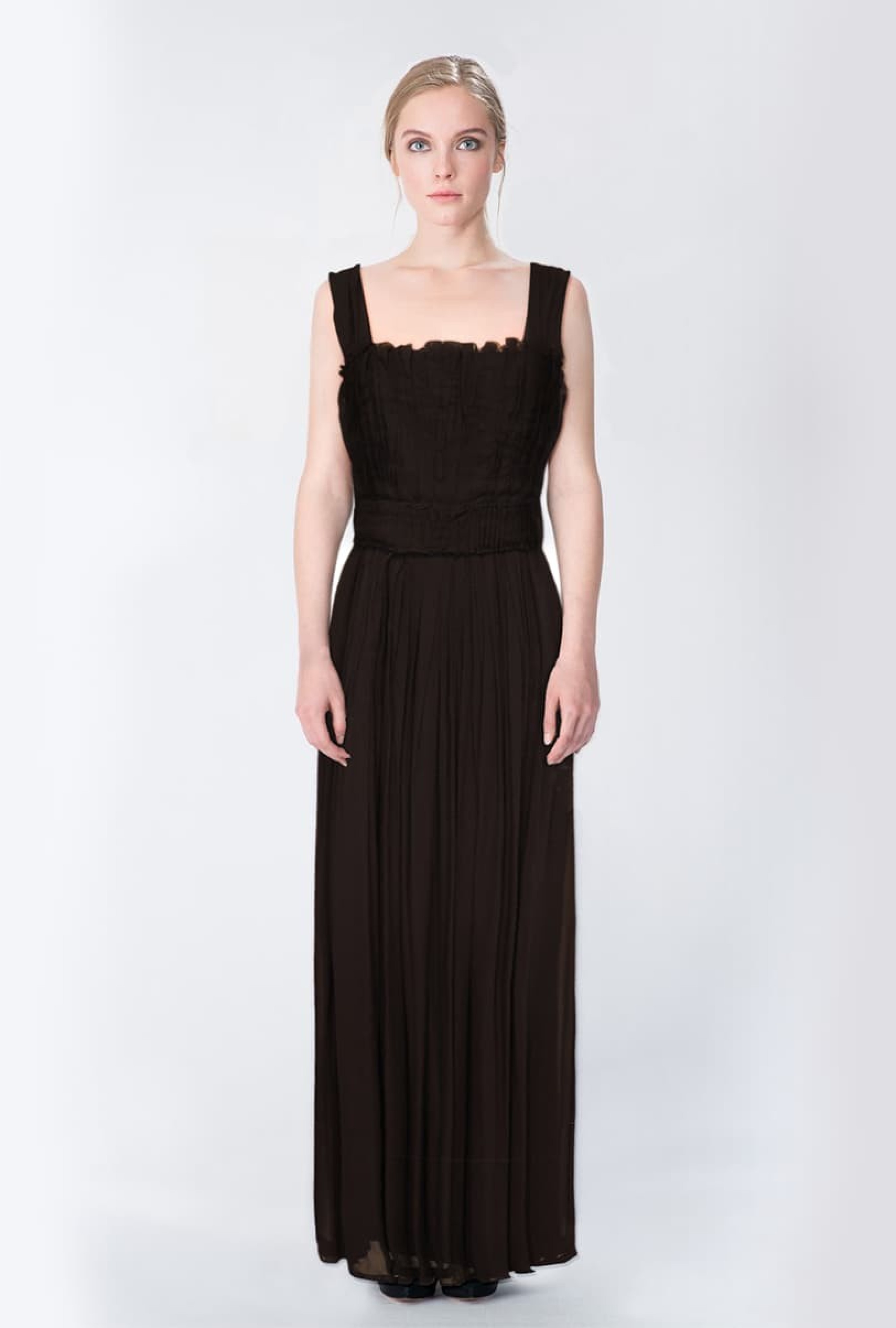 Robe Double Bretelles Noir & Blanc