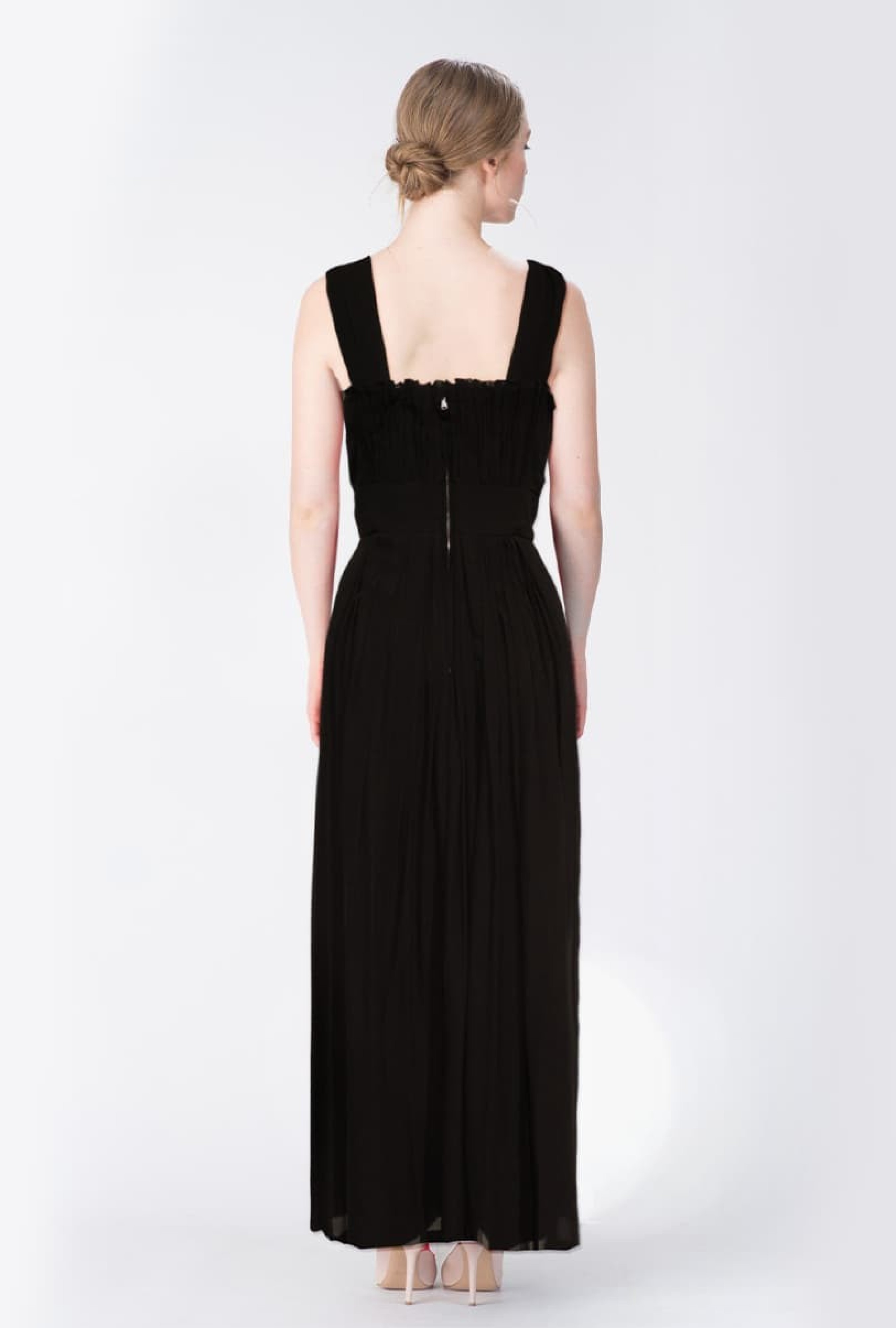 Robe Double Bretelles Noir & Blanc