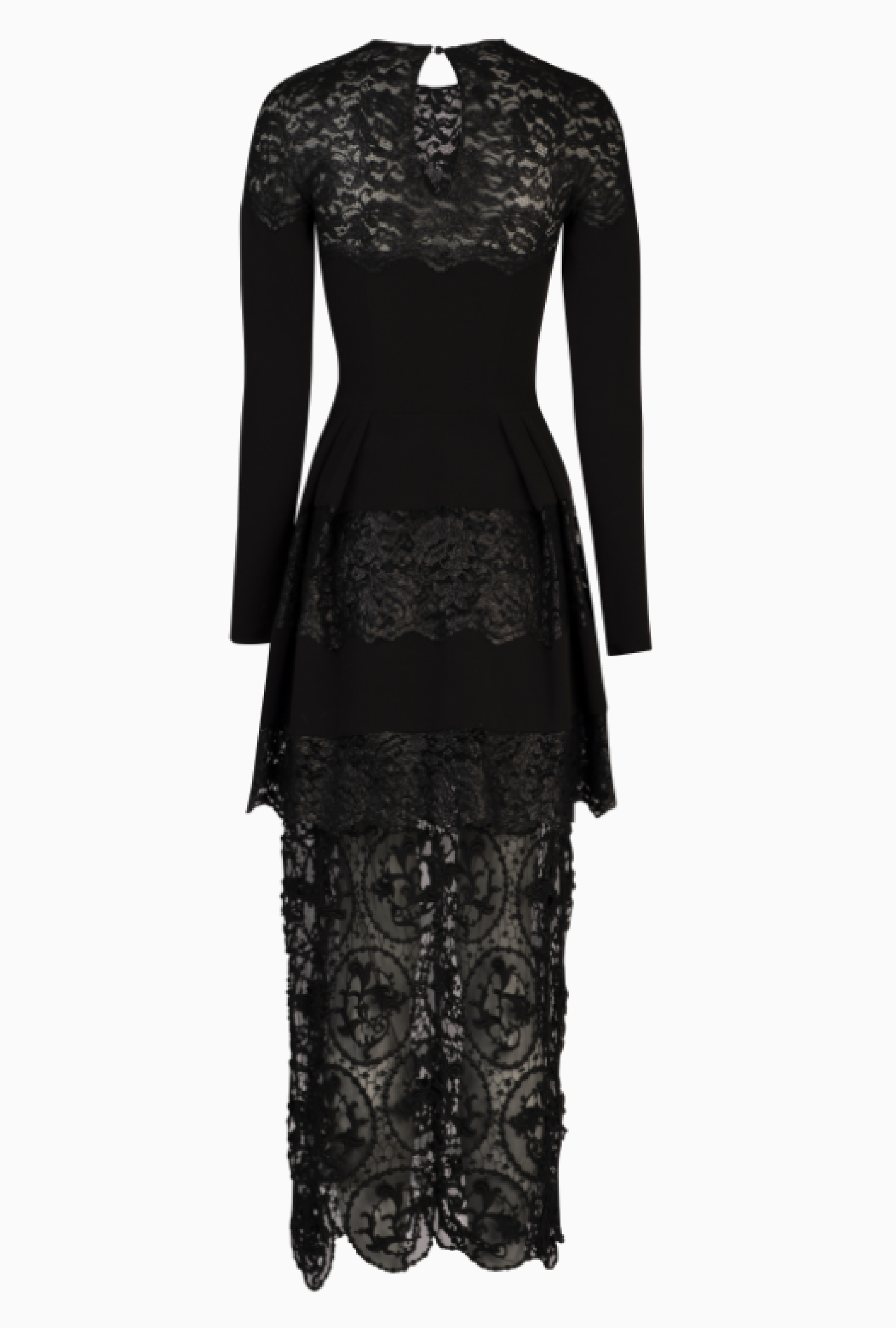 Robe Crepe Noire Patineuse