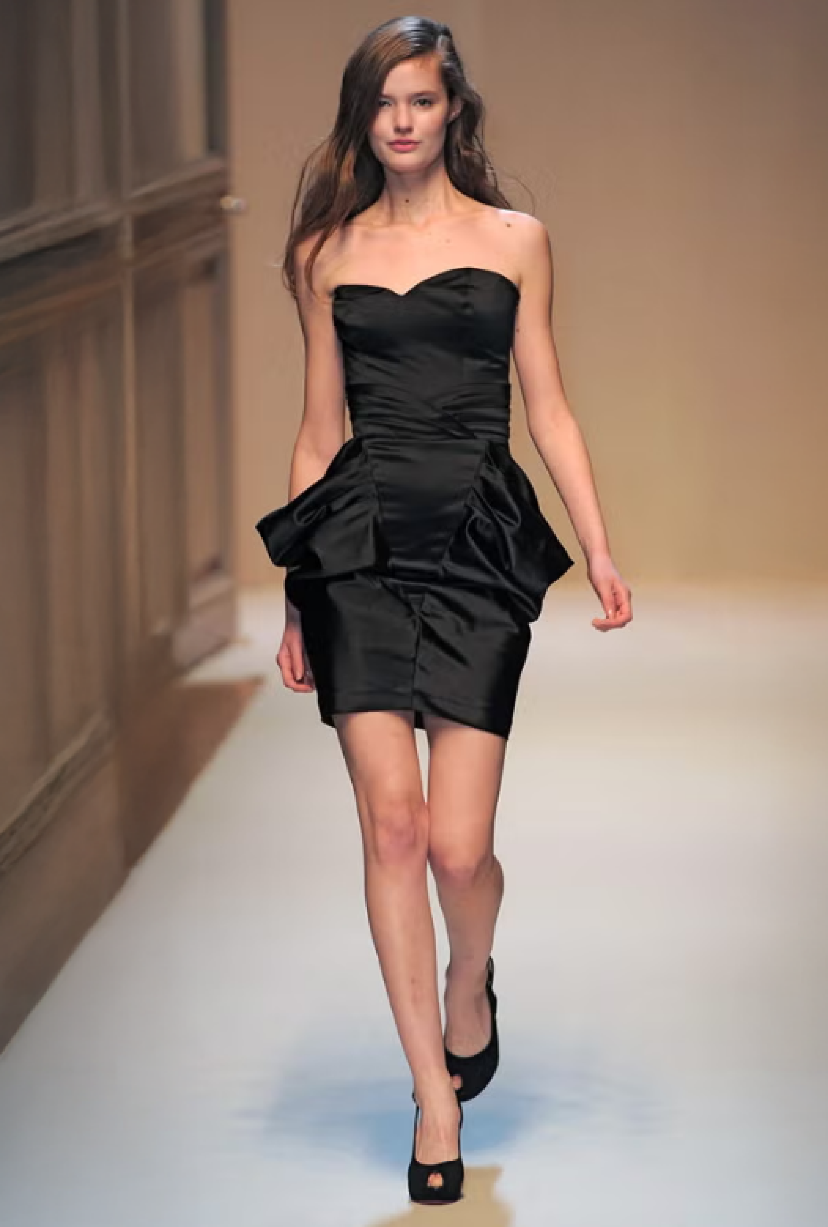 Robe Bustier Coeur Satin