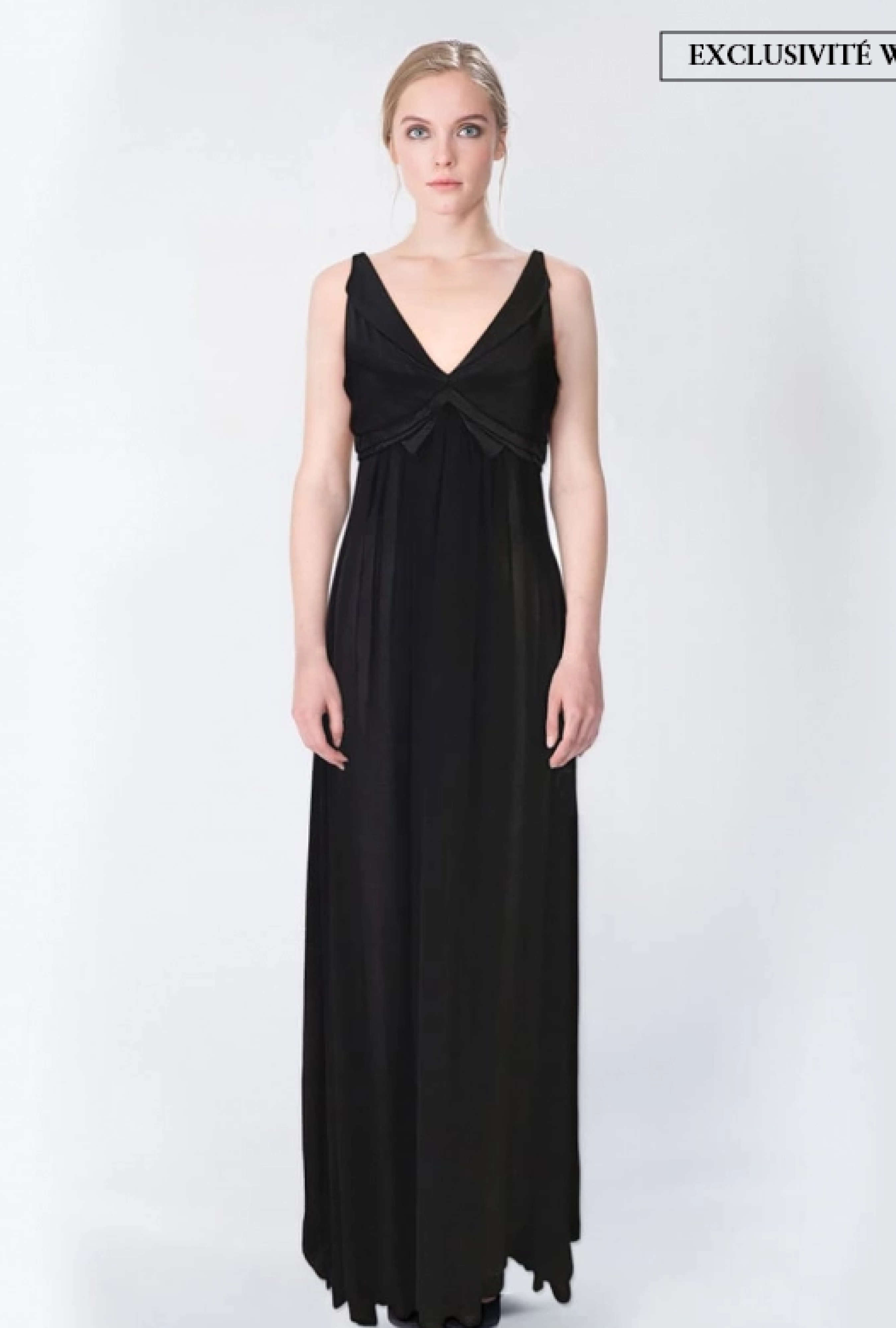 Robe Mousseline Bleu nuit