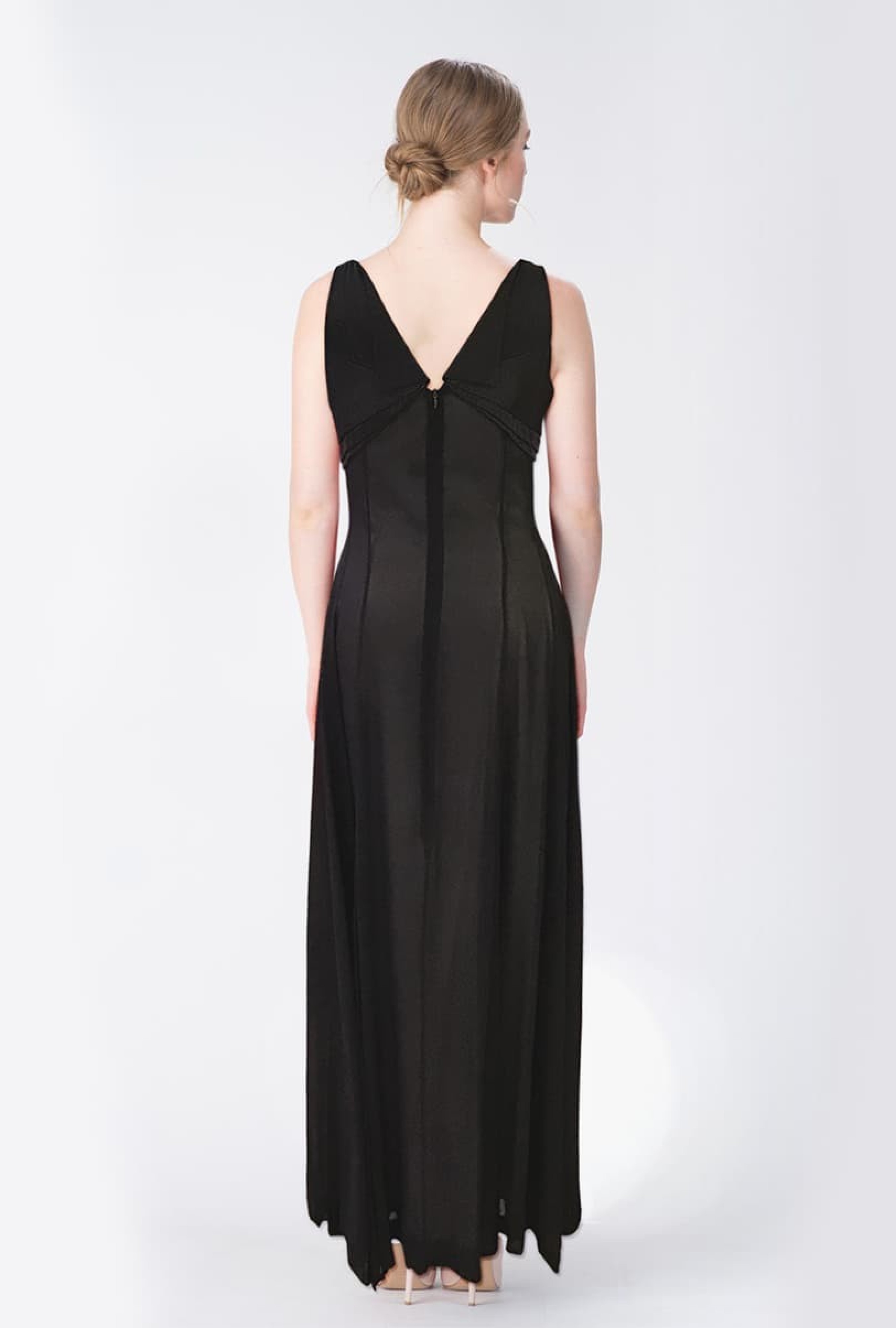 Robe Mousseline Bleu nuit